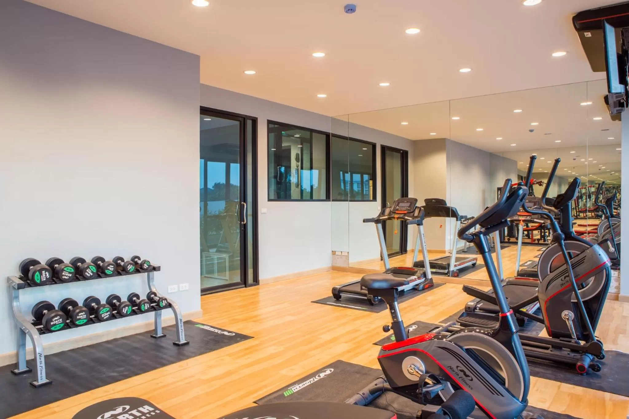 Fitness centre/facilities in Grand Inter Hotel