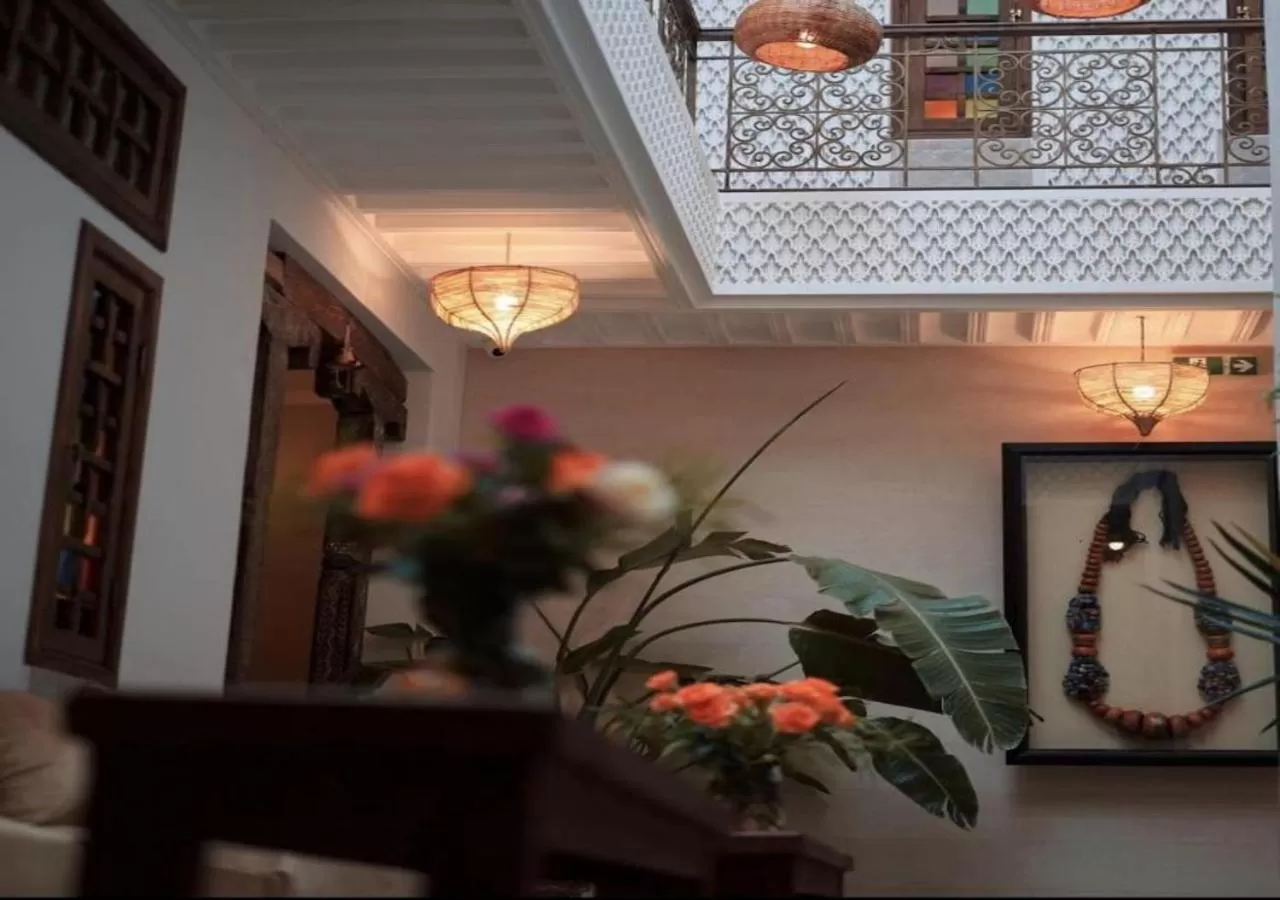 Patio in Riad Beata Bed & Breakfast