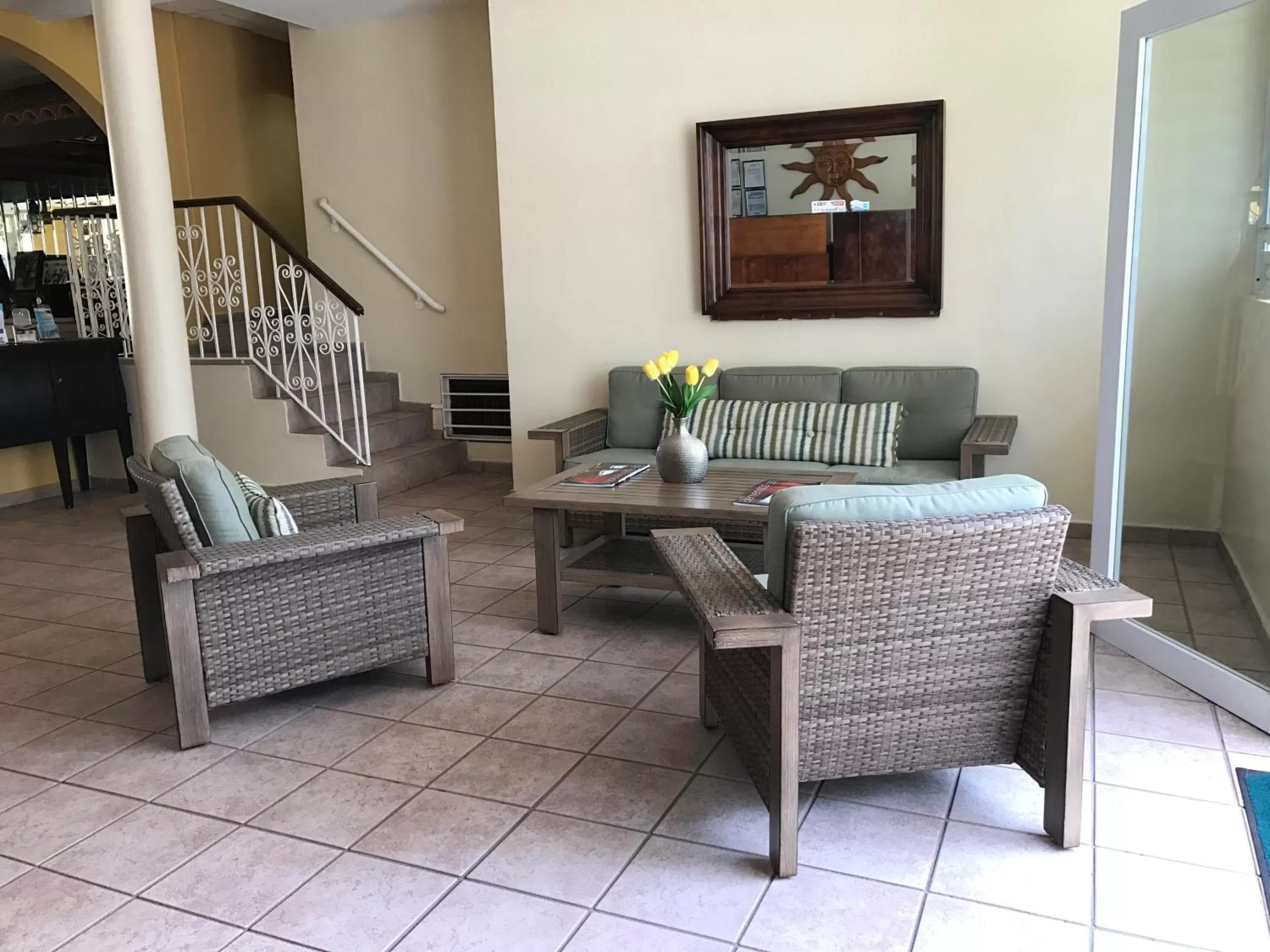 Lobby or reception in Hotel Villa del Sol