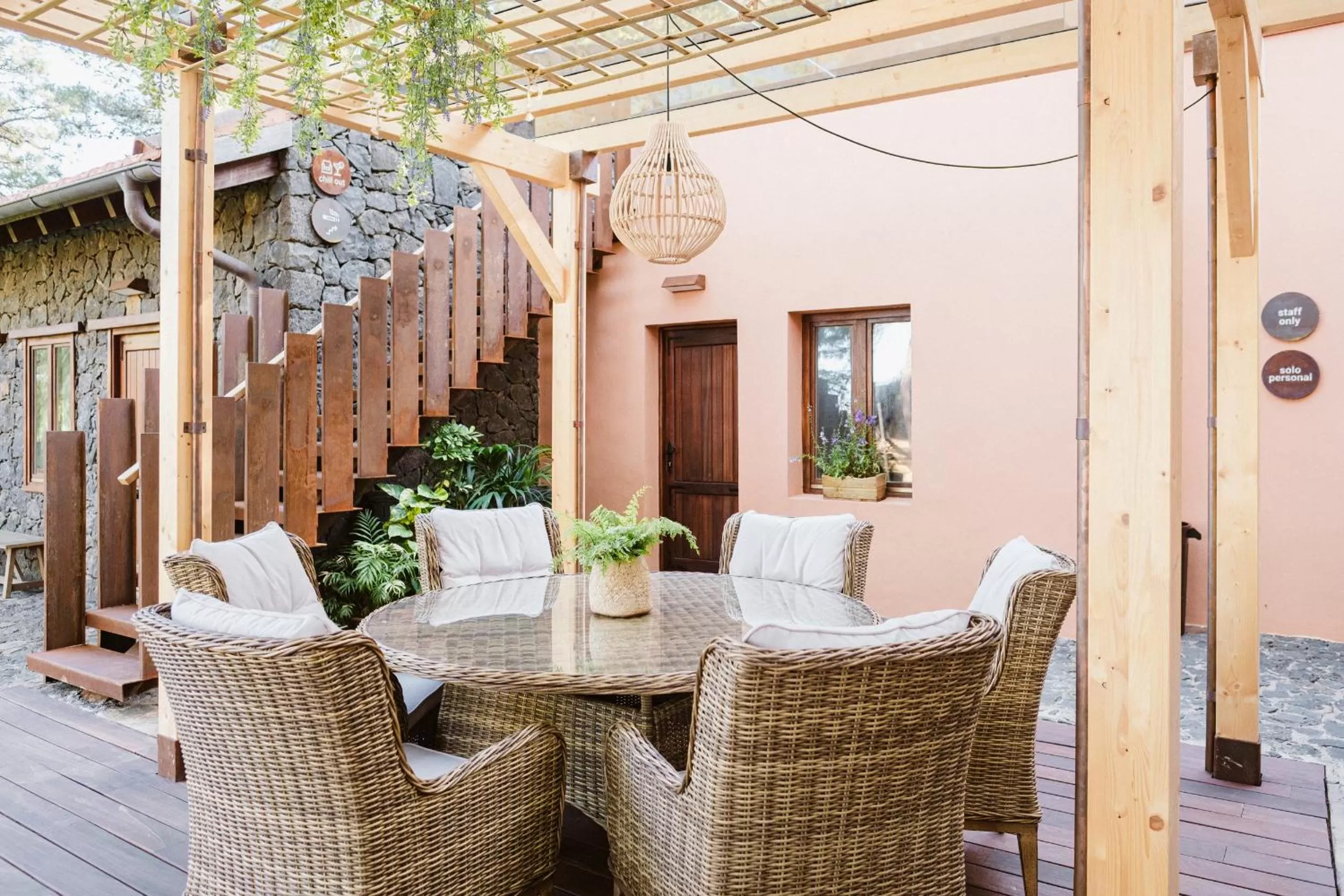 Balcony/Terrace in Hotel Rural Ohana