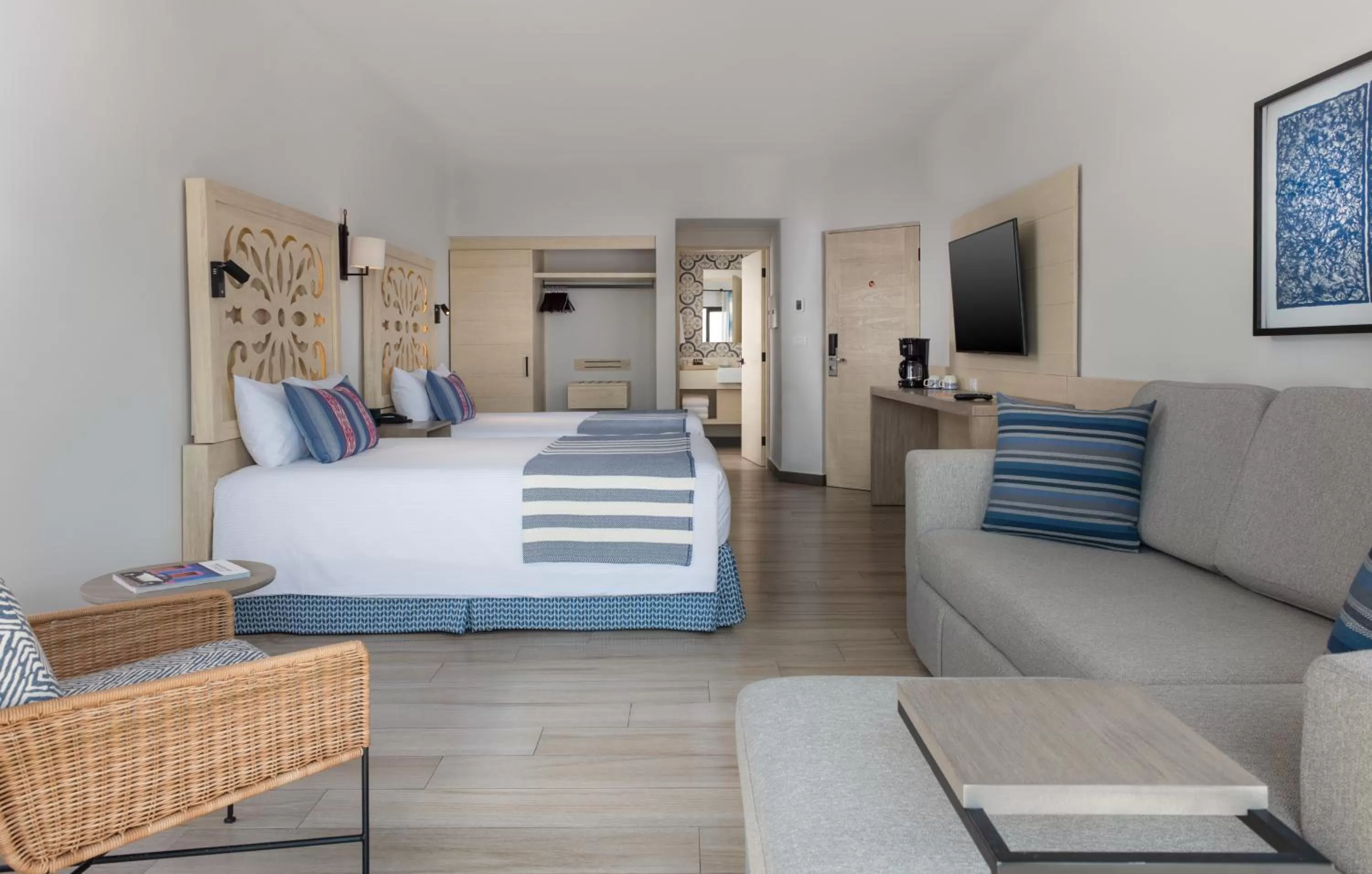 Bed in Pueblo Bonito Mazatlan Beach Resort - All Inclusive