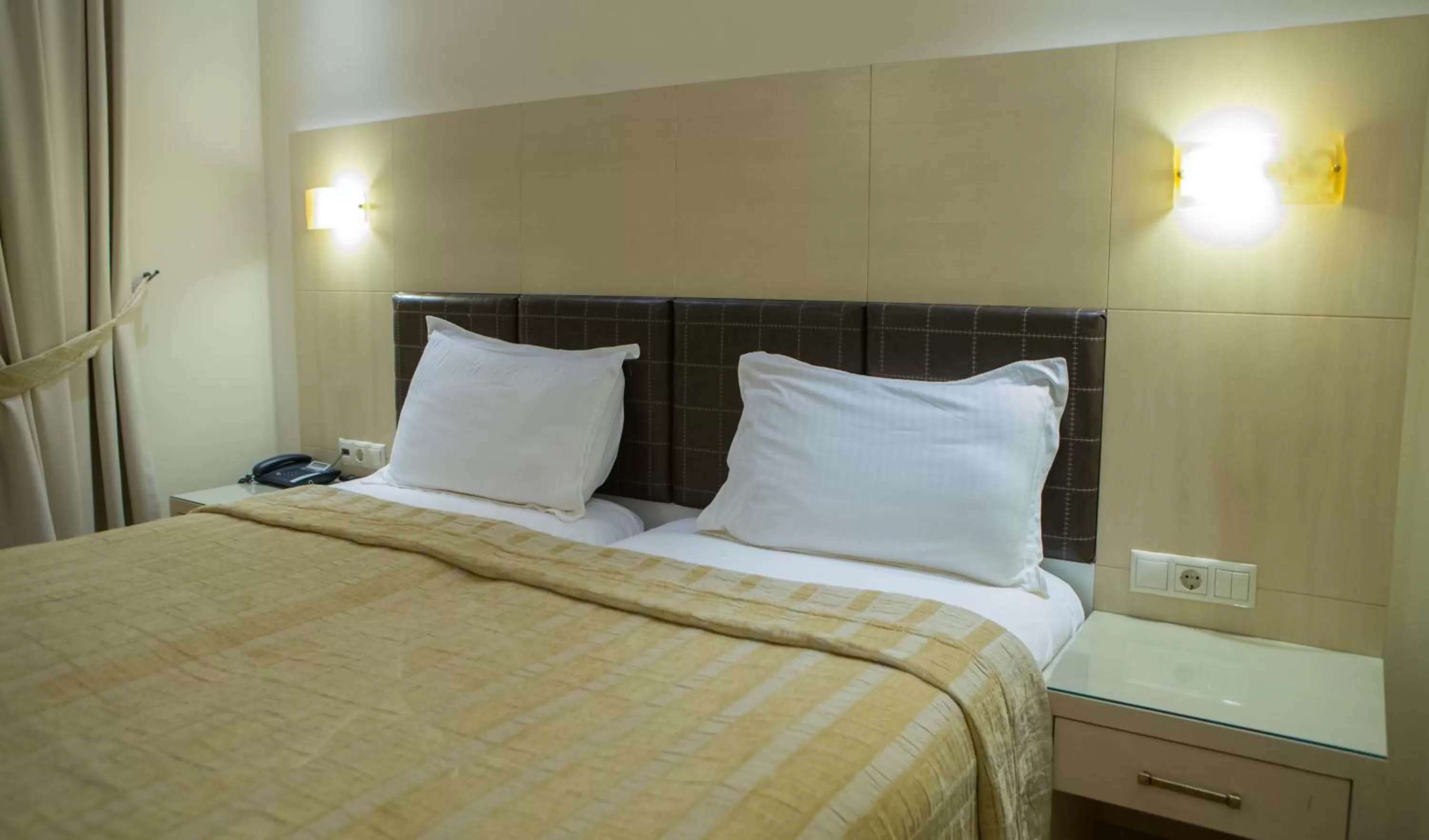 Bed in Pantelidis Hotel & Spa