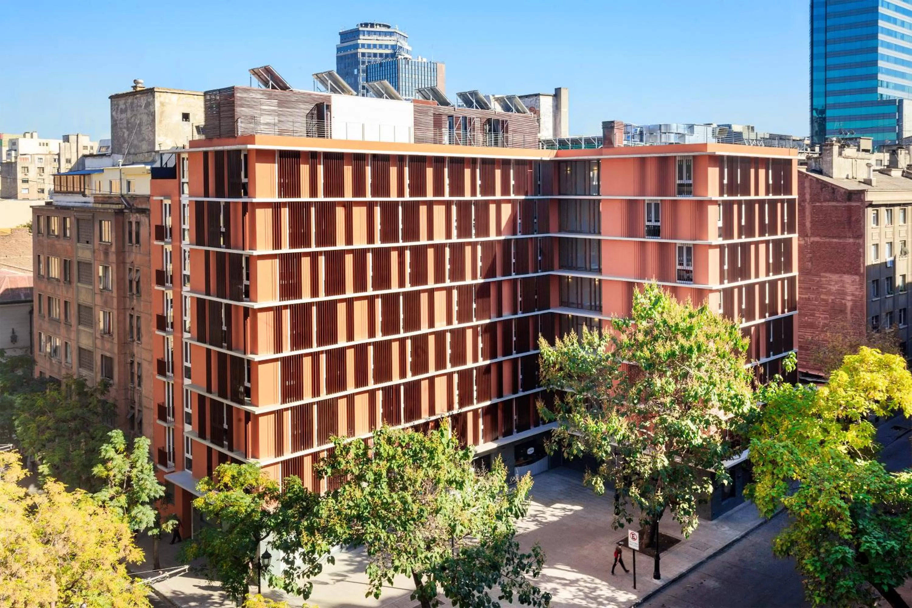 Bird's eye view in Novapark