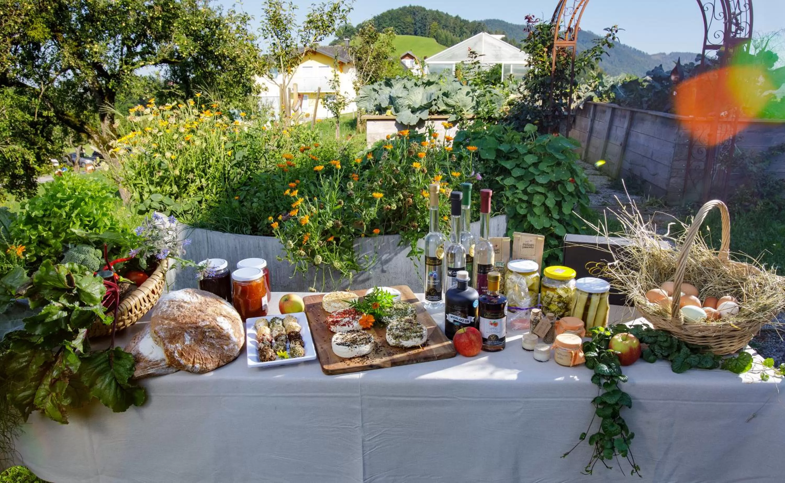 Food in Panorama Hotel Gasthof Leidingerhof