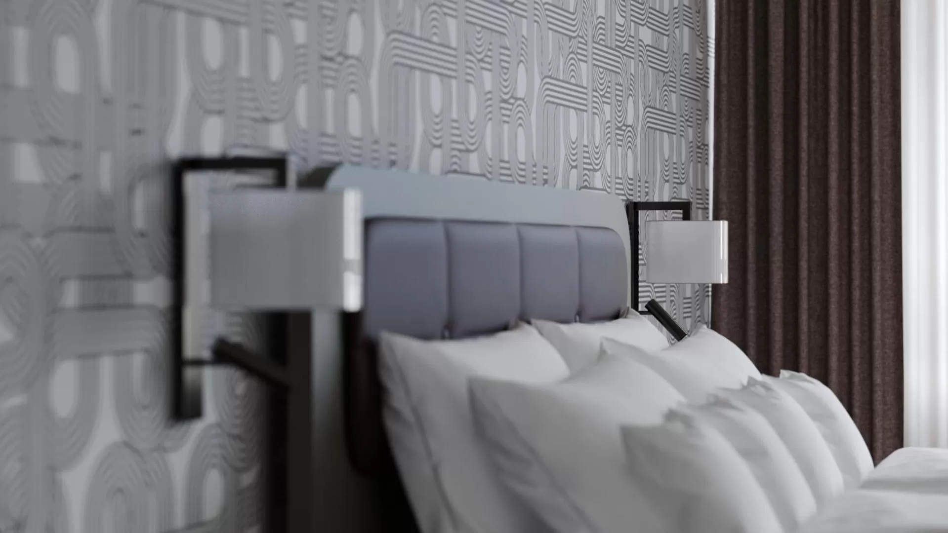 Bed in Hotel Walhalla