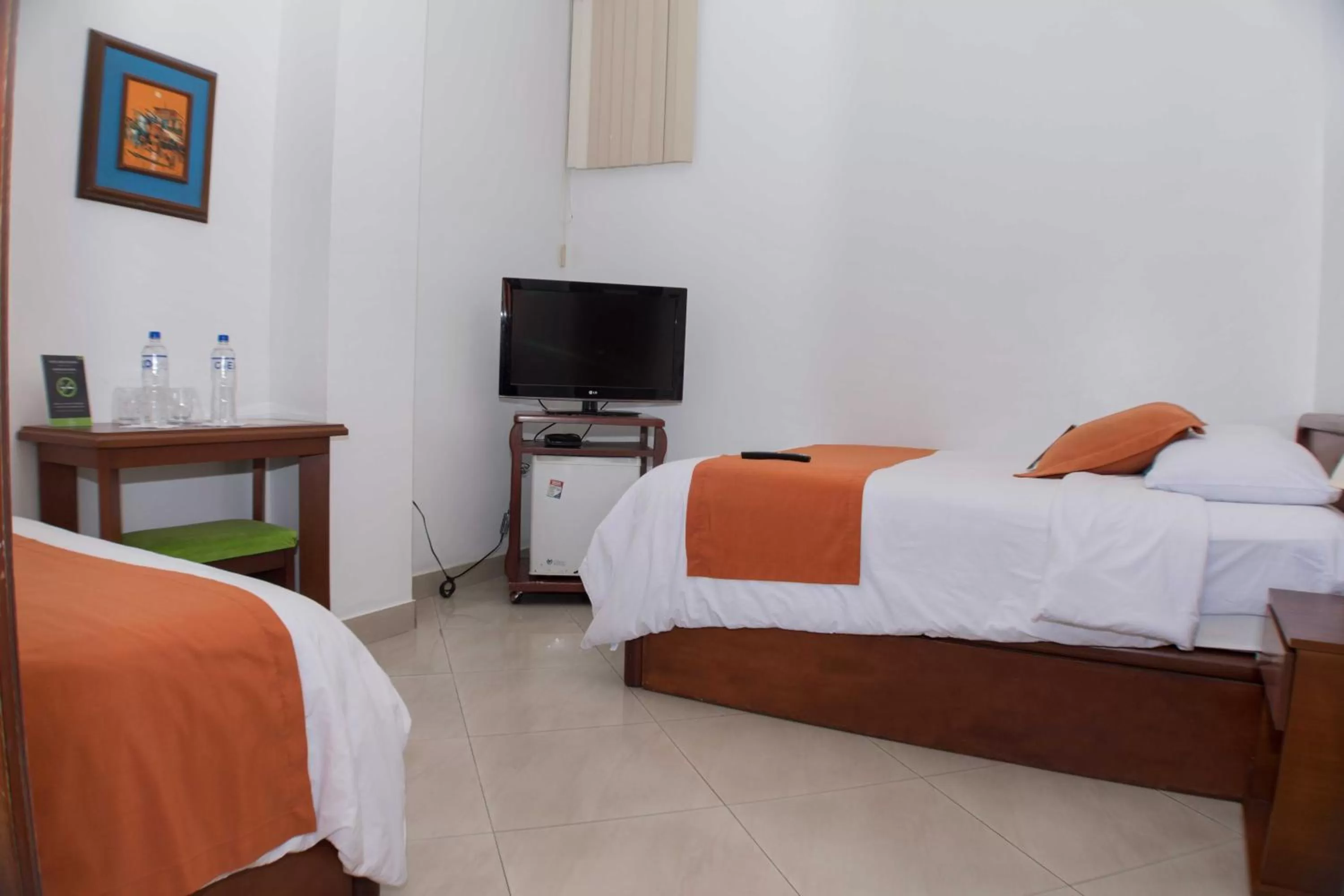 Bed in Hotel Castell