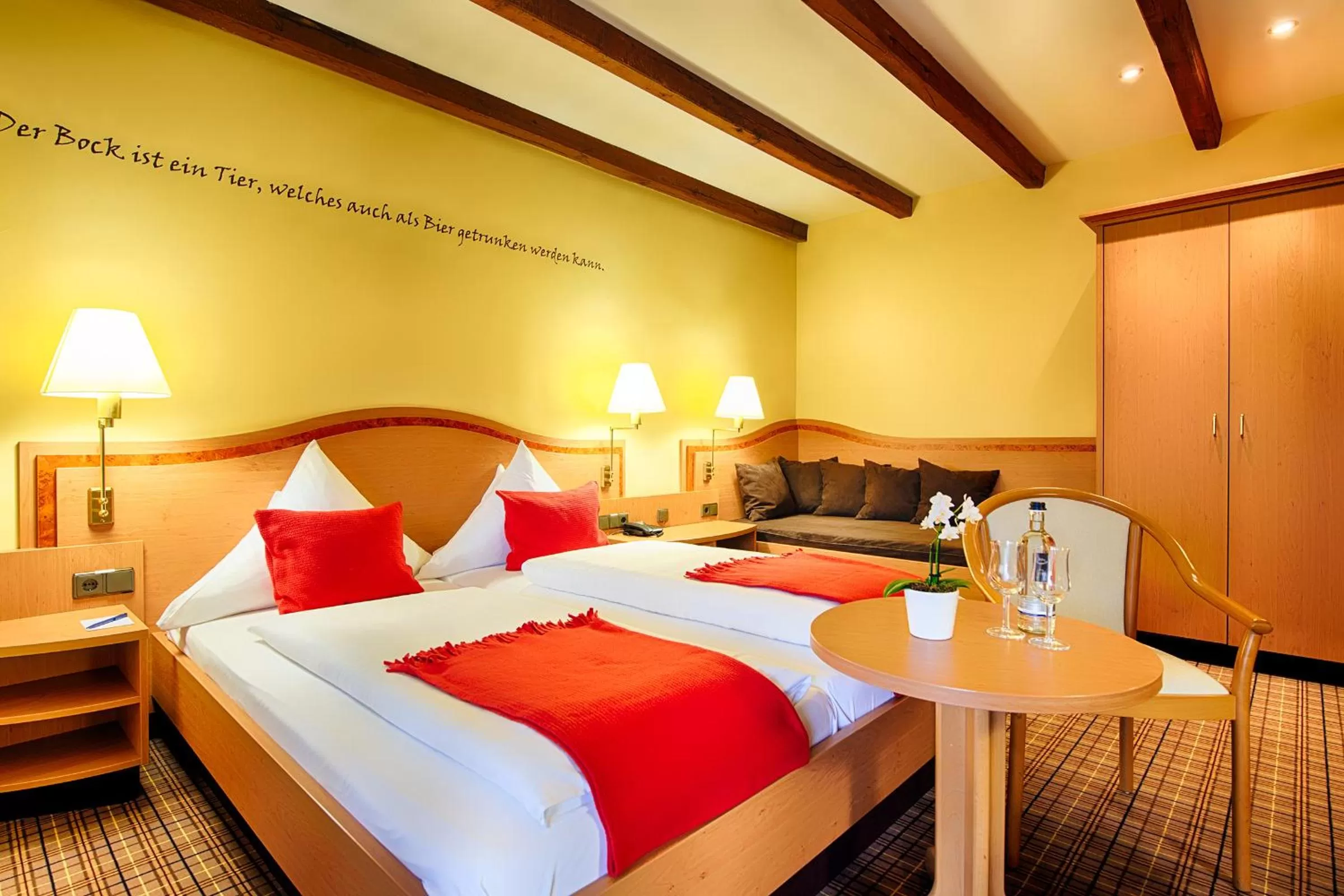 Bed in Welcome Hotel Legden