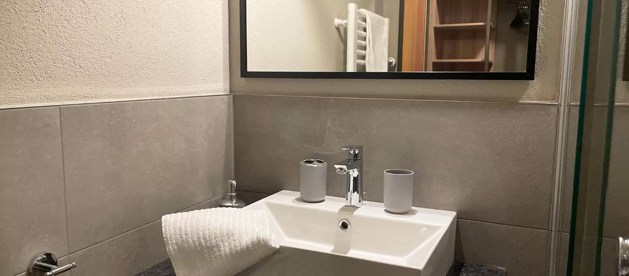 Bathroom in Hotel DAS BISCHOF