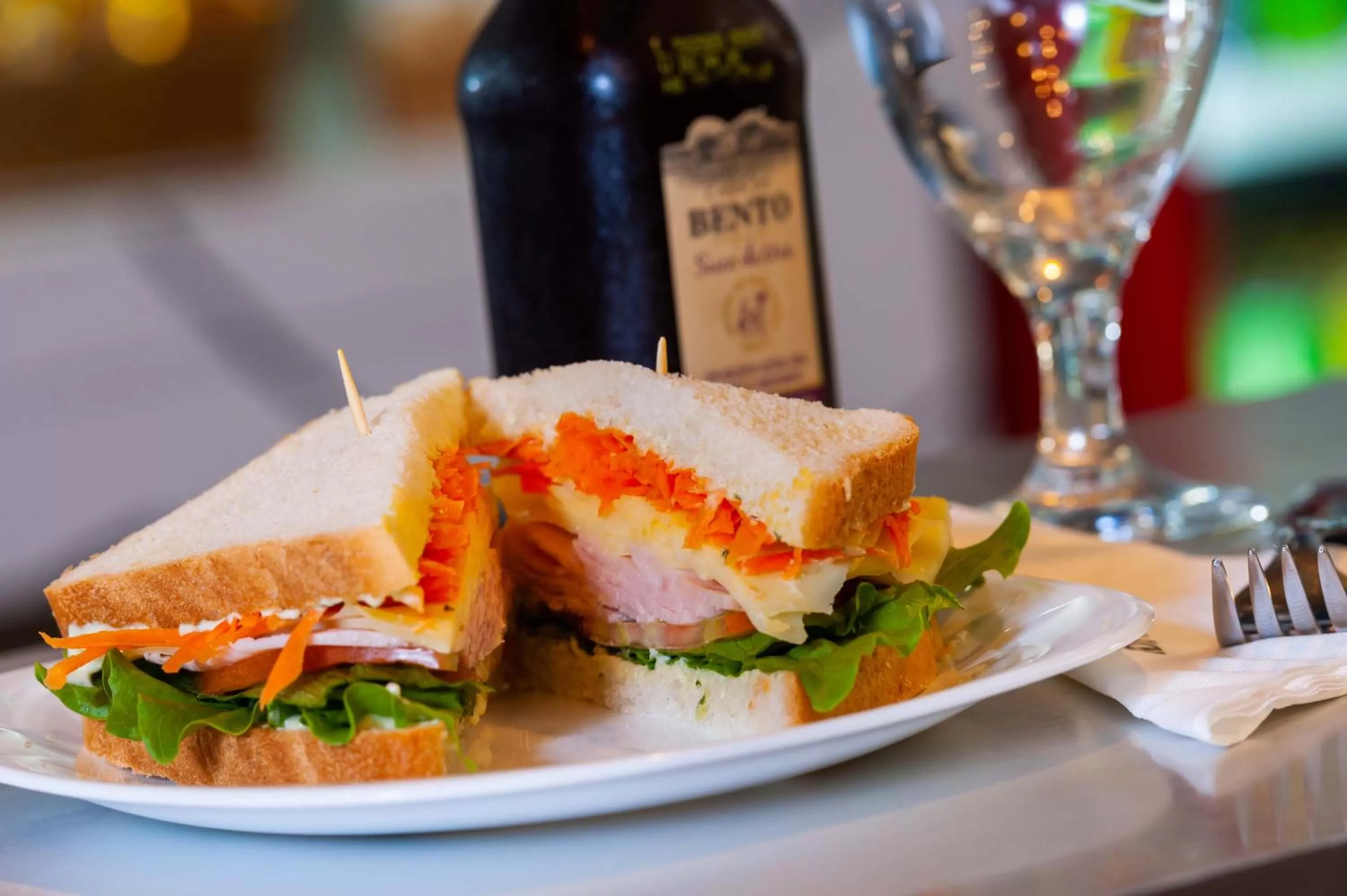 Food close-up in ibis Paulinia