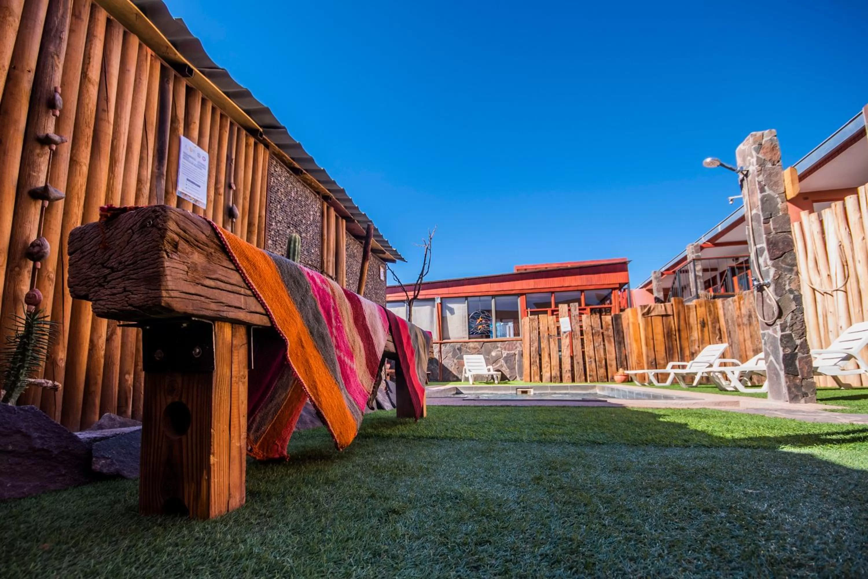 Garden, Property Building in Hotel Casa Algarrobo