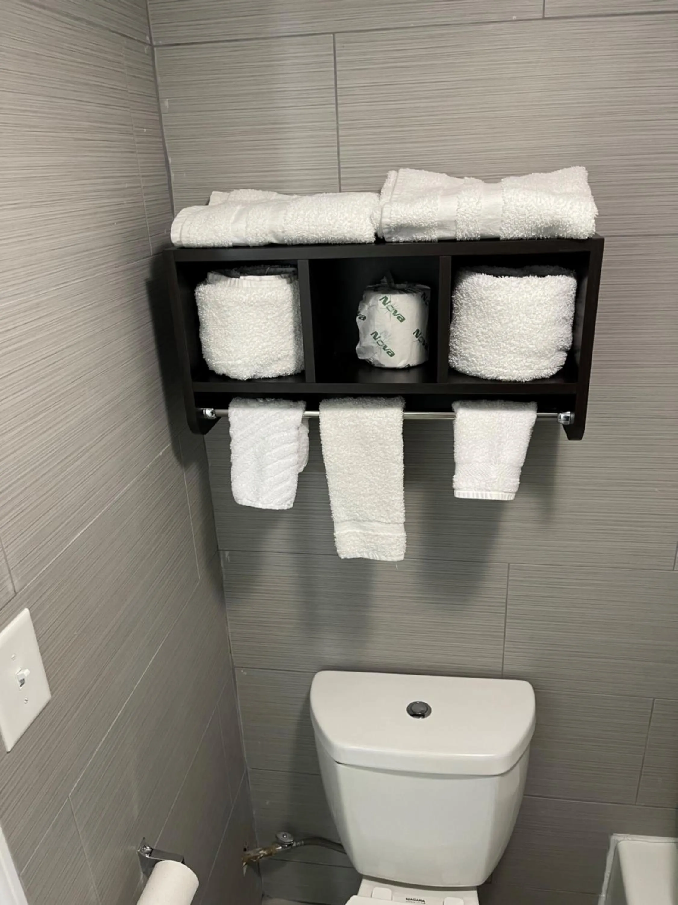 Bathroom in Days Inn by Wyndham Calhoun GA I-75 and US-41