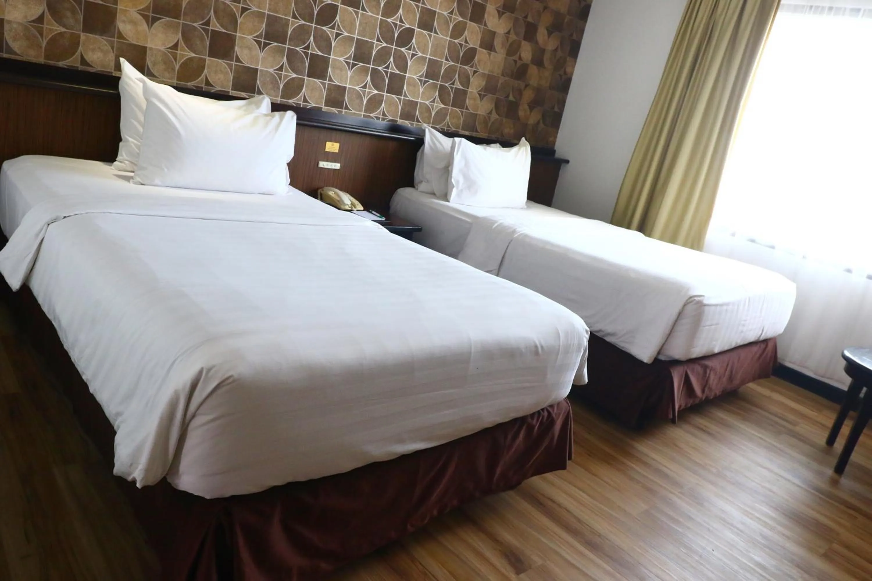 Bed in Jakarta Airport Hotel
