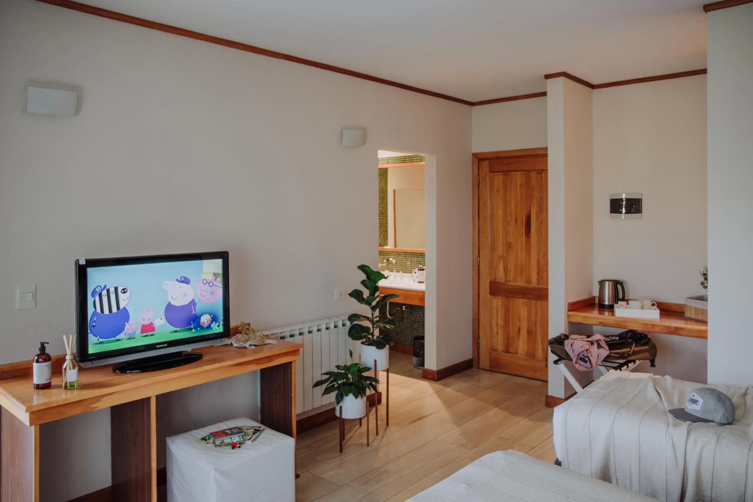 Bed in Hostería El Coirón