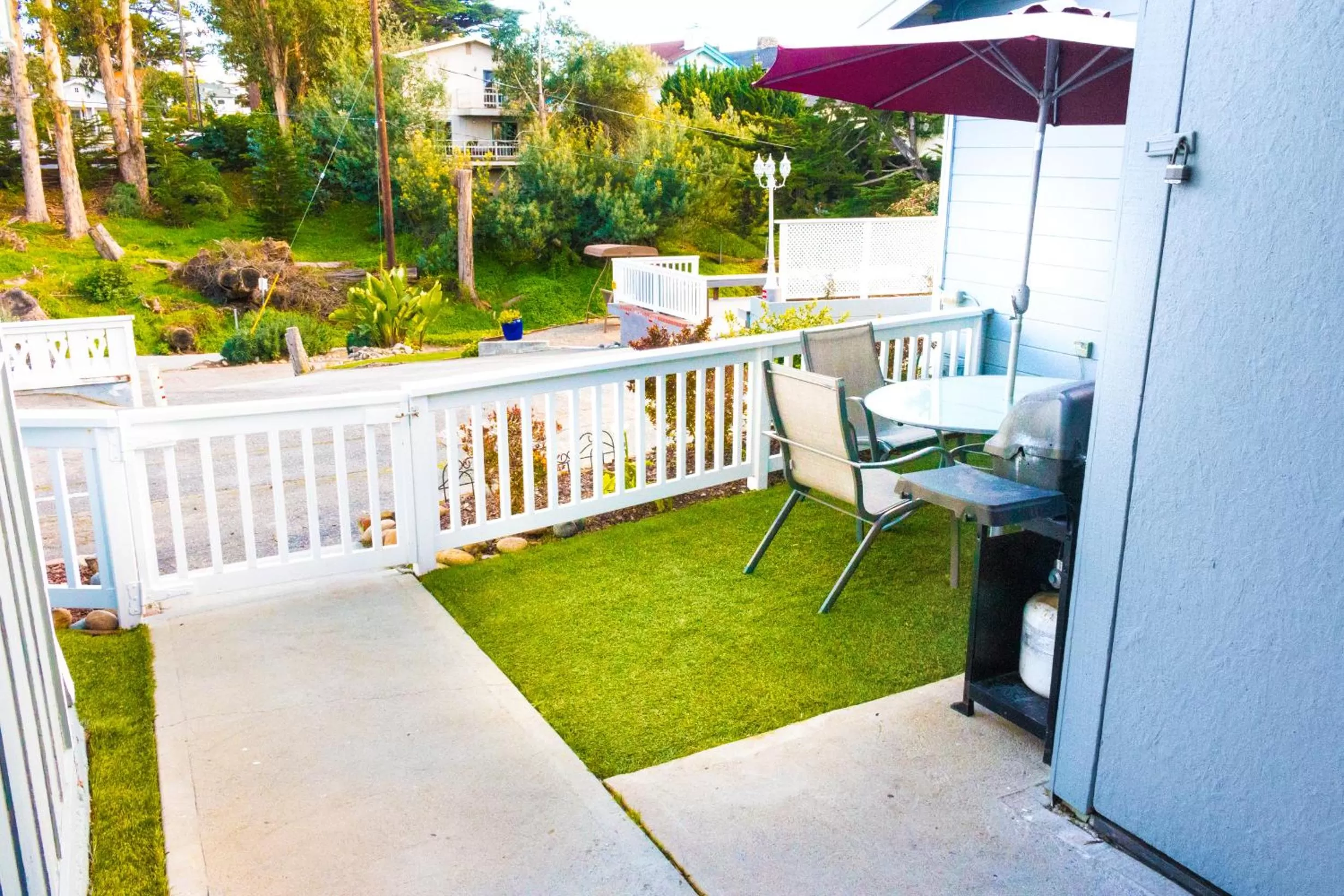 Patio in Ocean Echo Inn & Beach Cottages