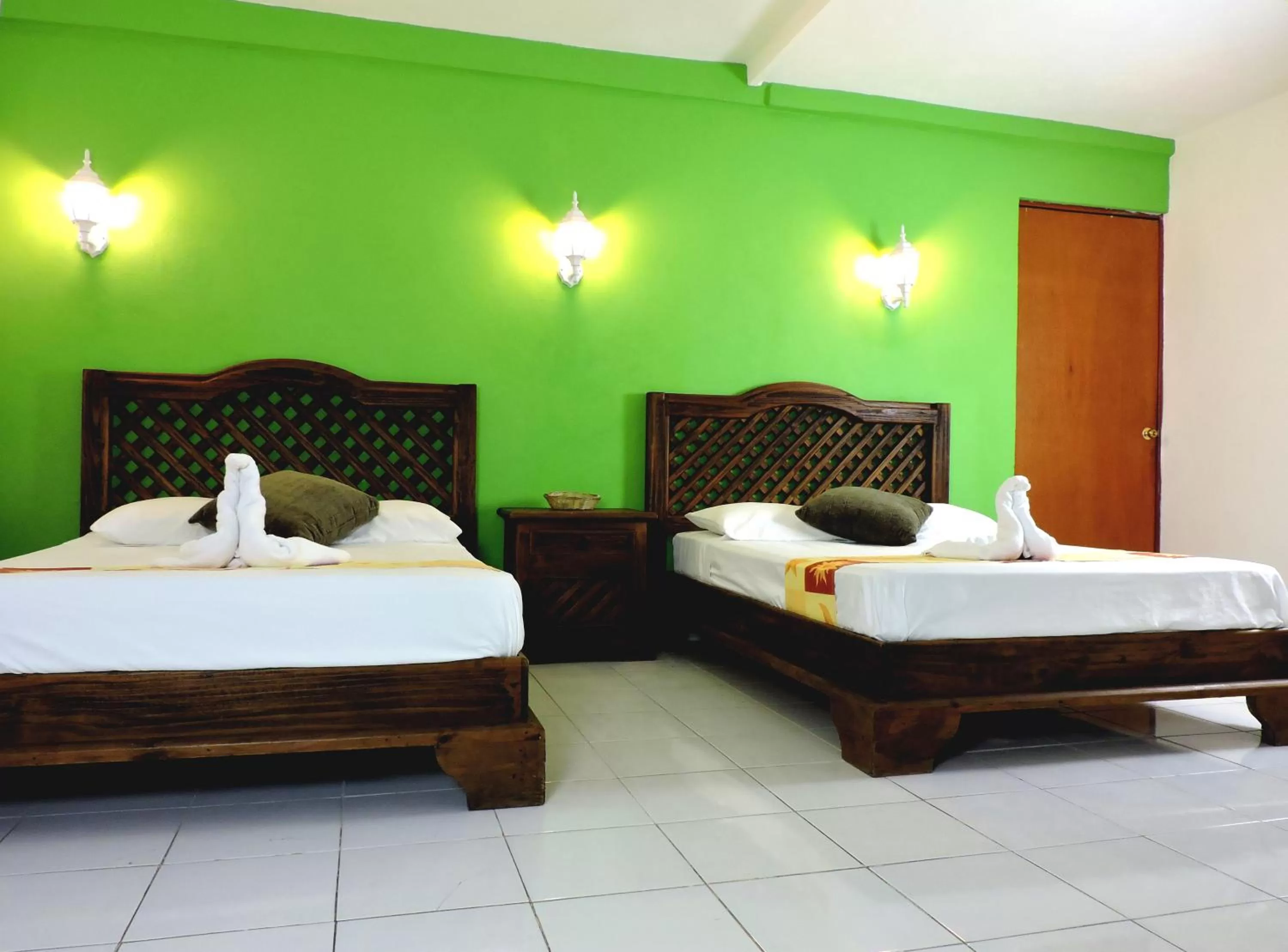 Bed in Hotel Valladolid