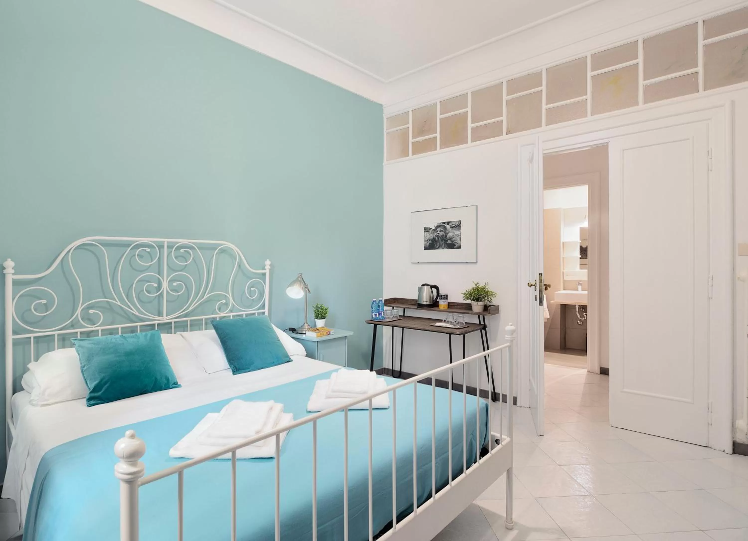 Bed in Locanderia Roma