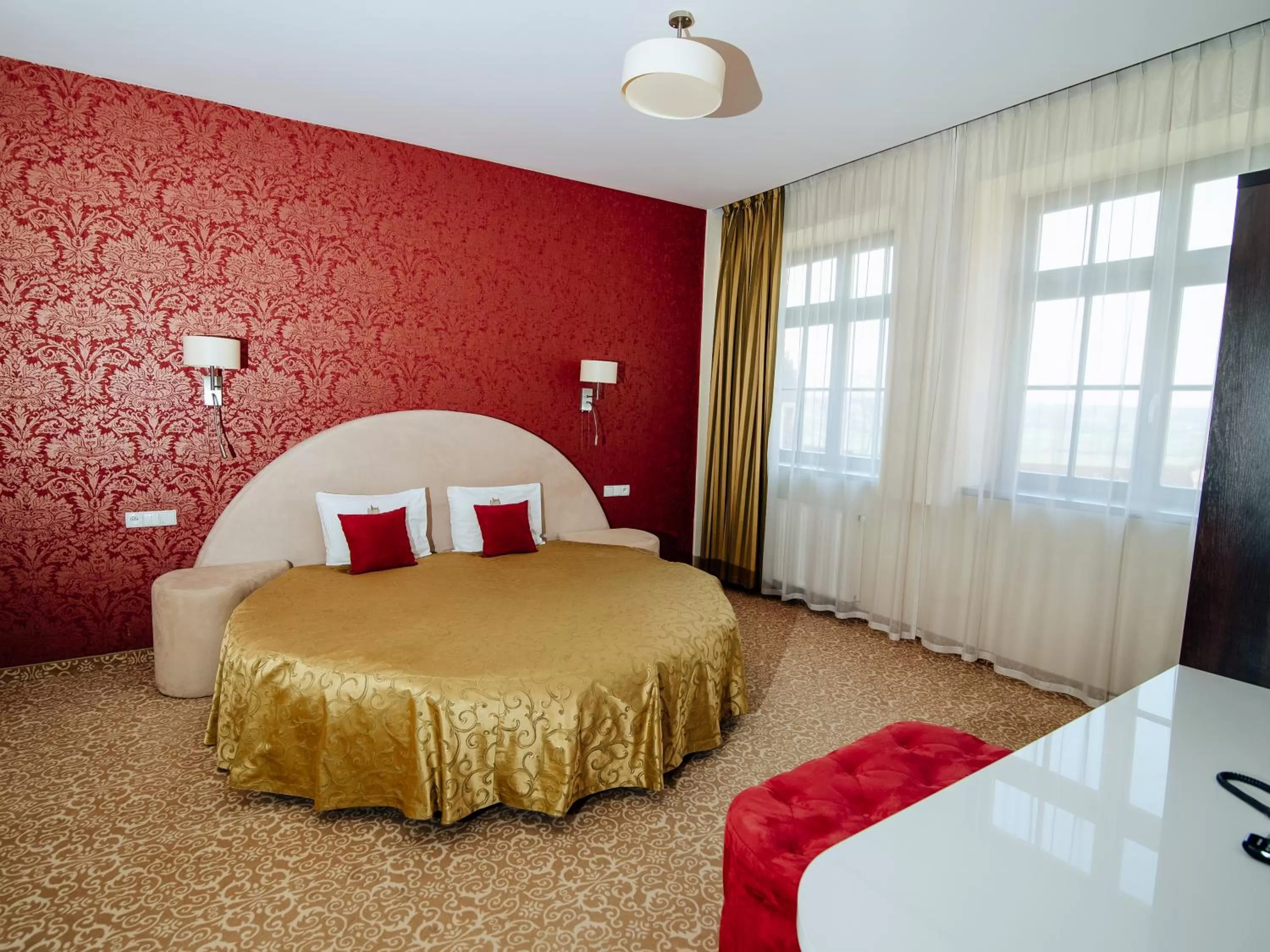 Bed in Hotel Zamek Gniew