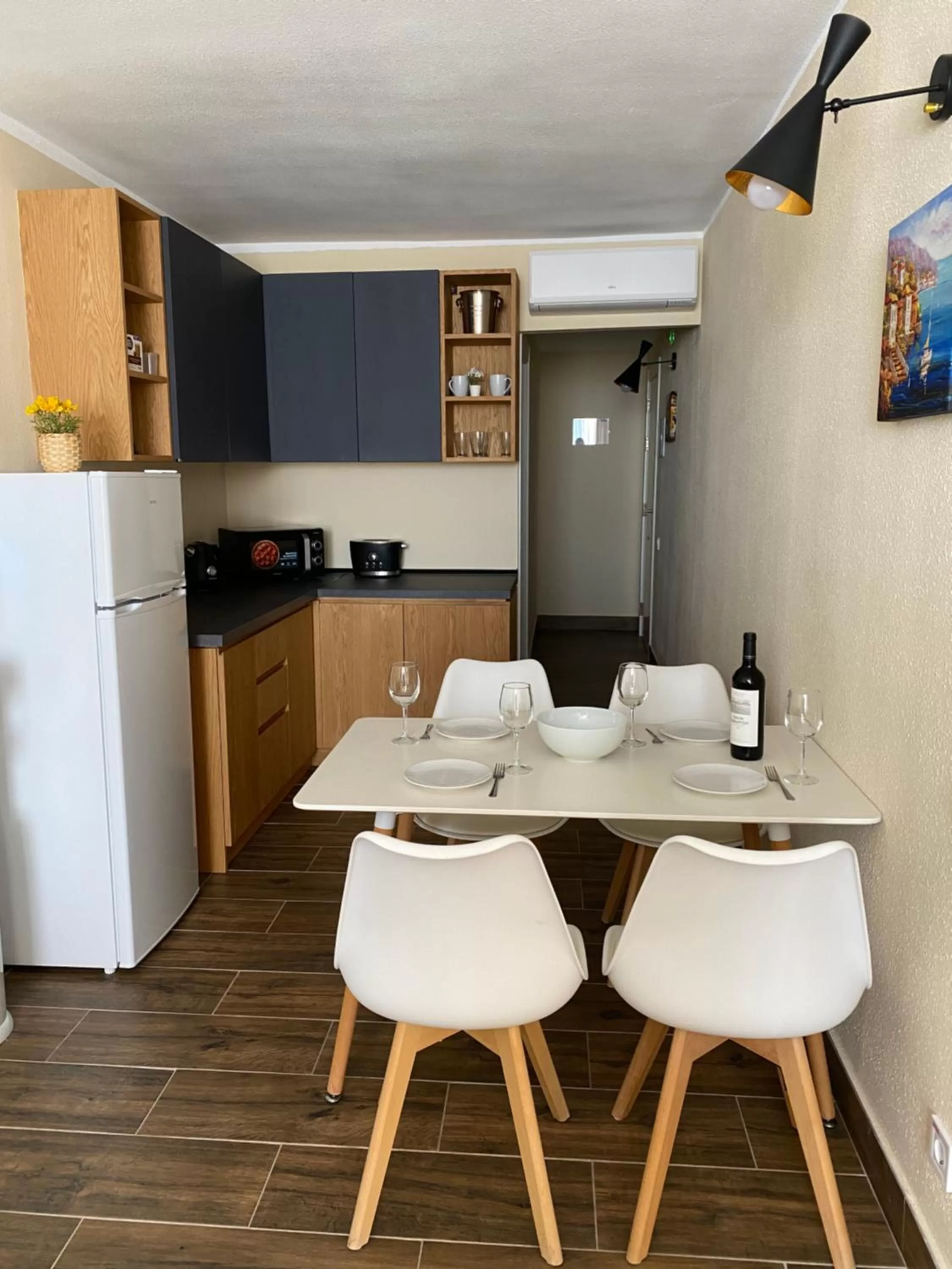 Kitchen or kitchenette in El Patio Hostal