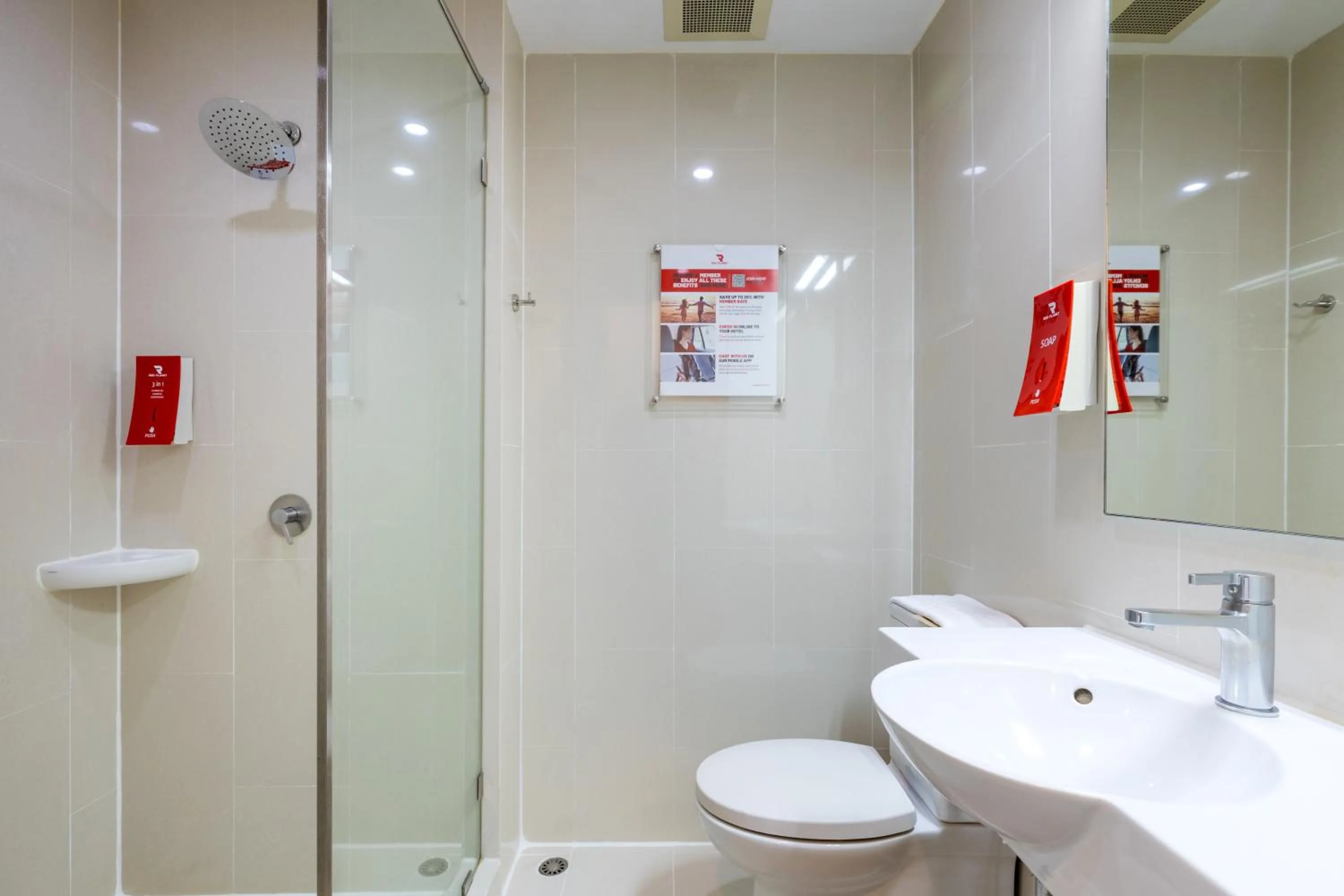 Bathroom in Red Planet Phuket Patong - SHA Extra Plus