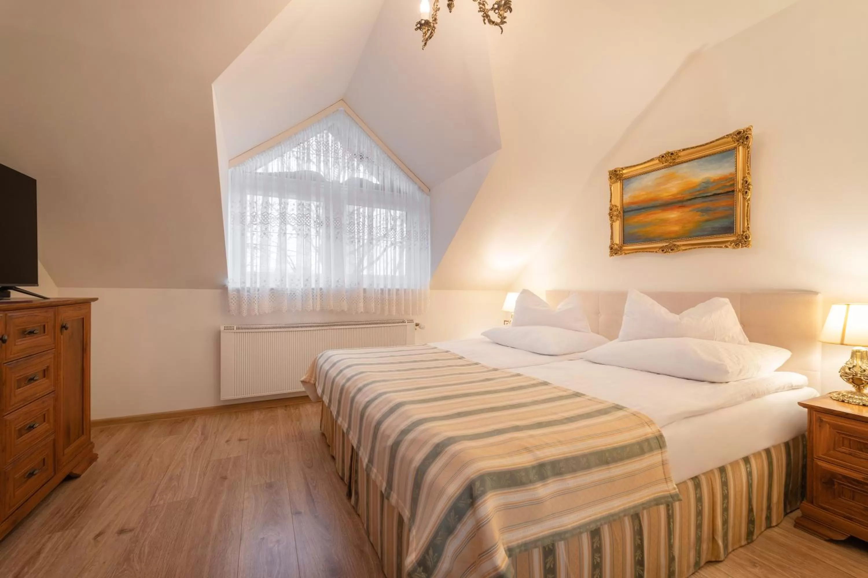 Bed in Pensjonat & Restauracja Admirał