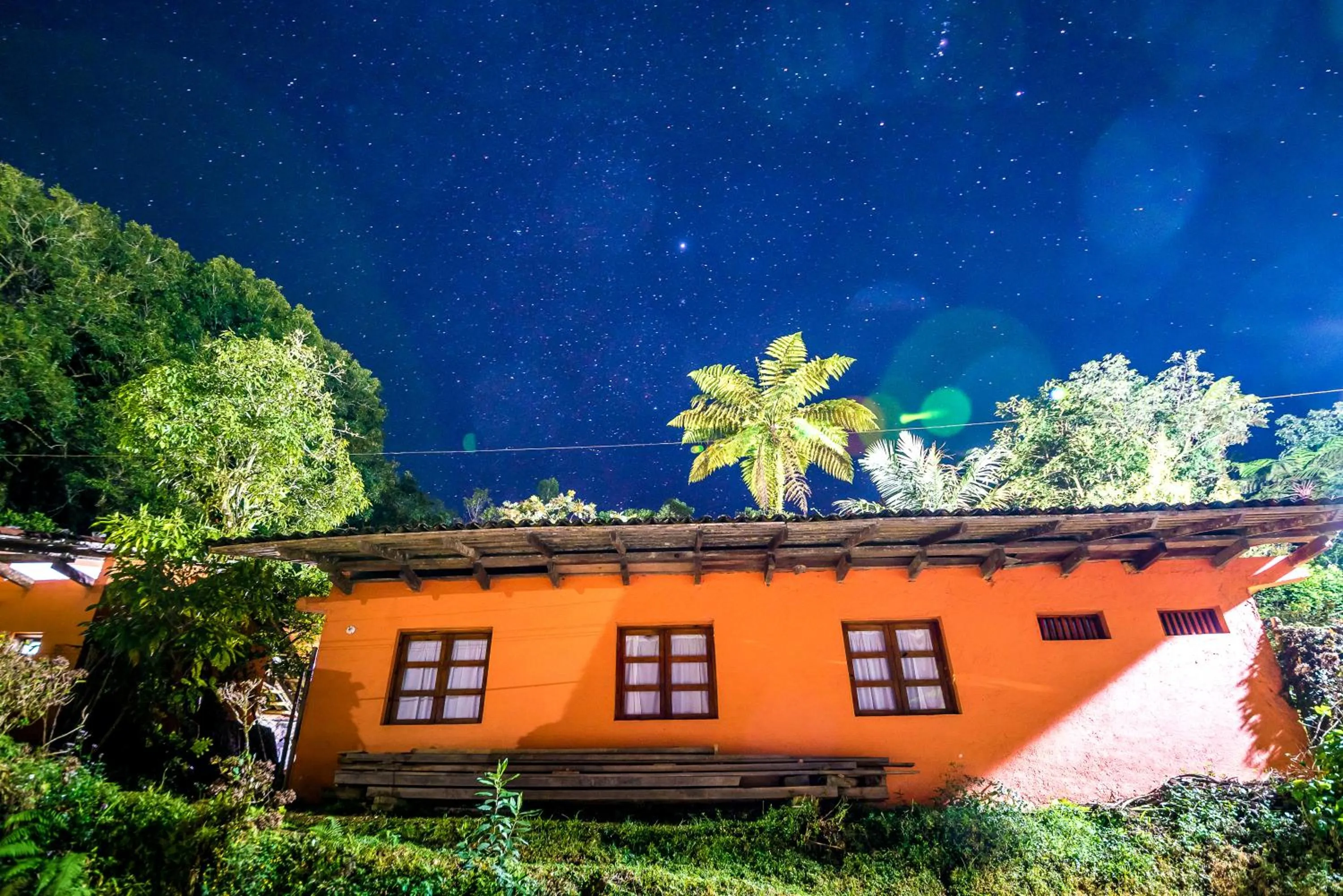 Garden in Hotel Taselotzin