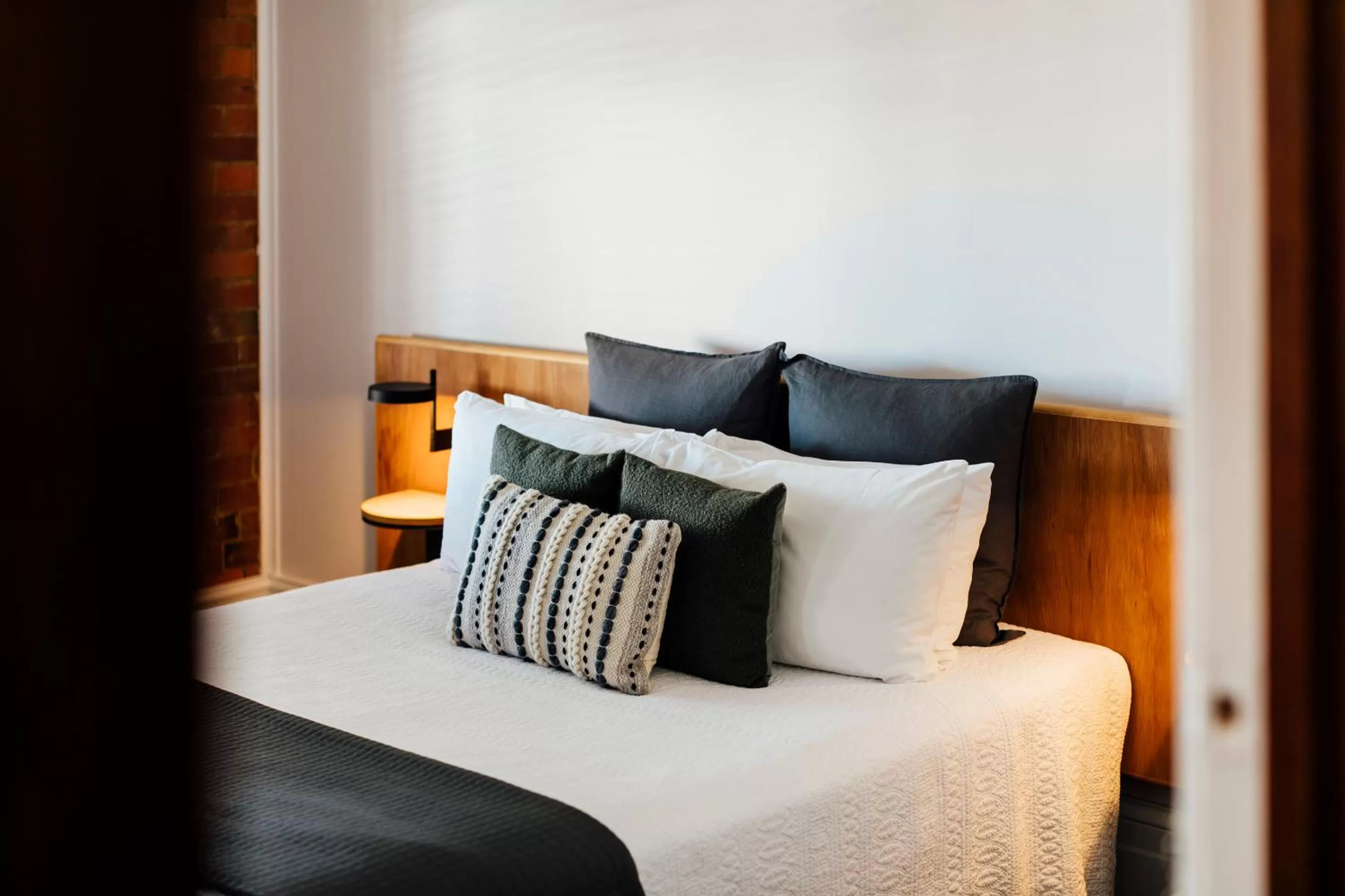 Bed in The Royal Daylesford Hotel