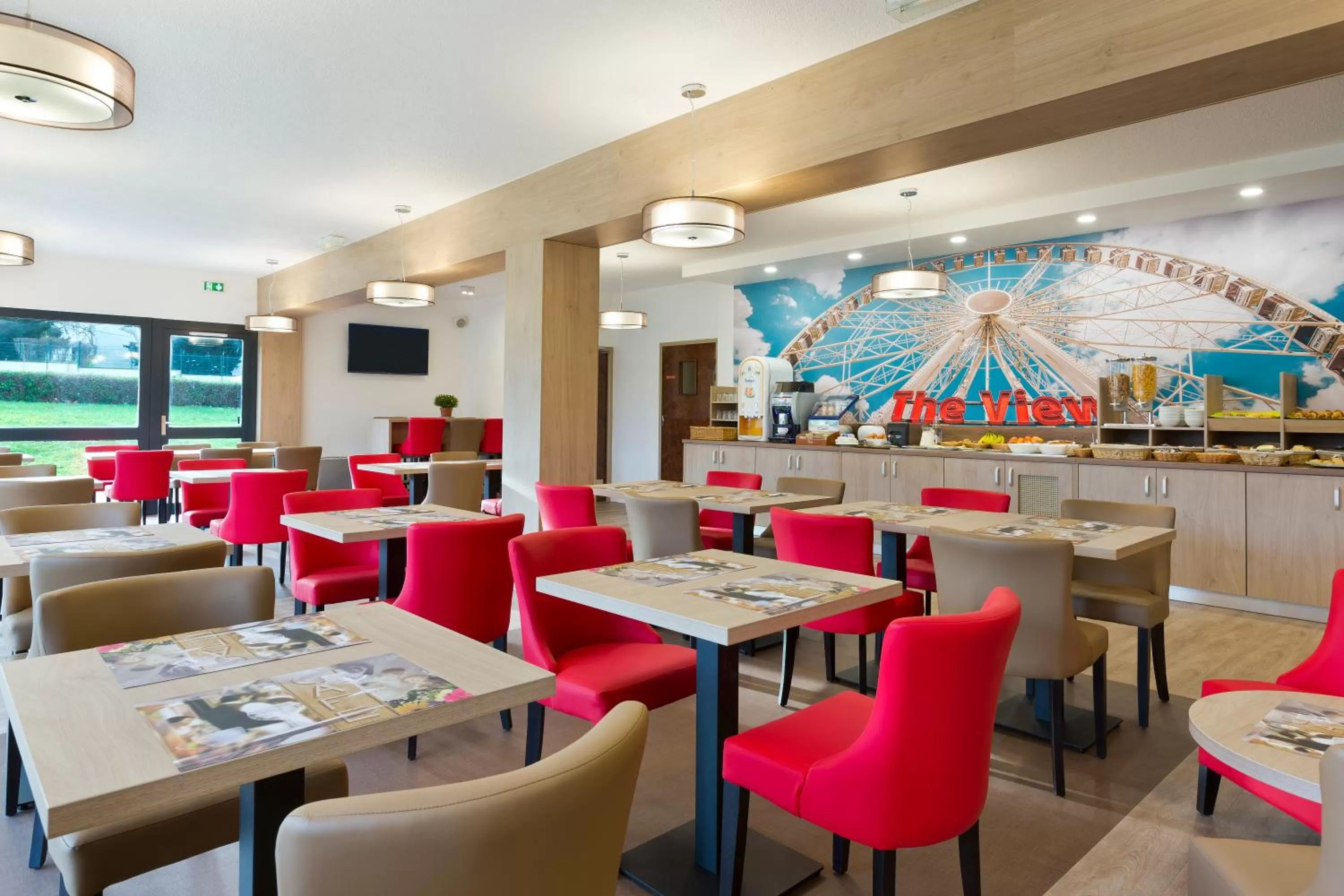 Buffet breakfast in B&B HOTEL Marne-la-Vallée Chelles