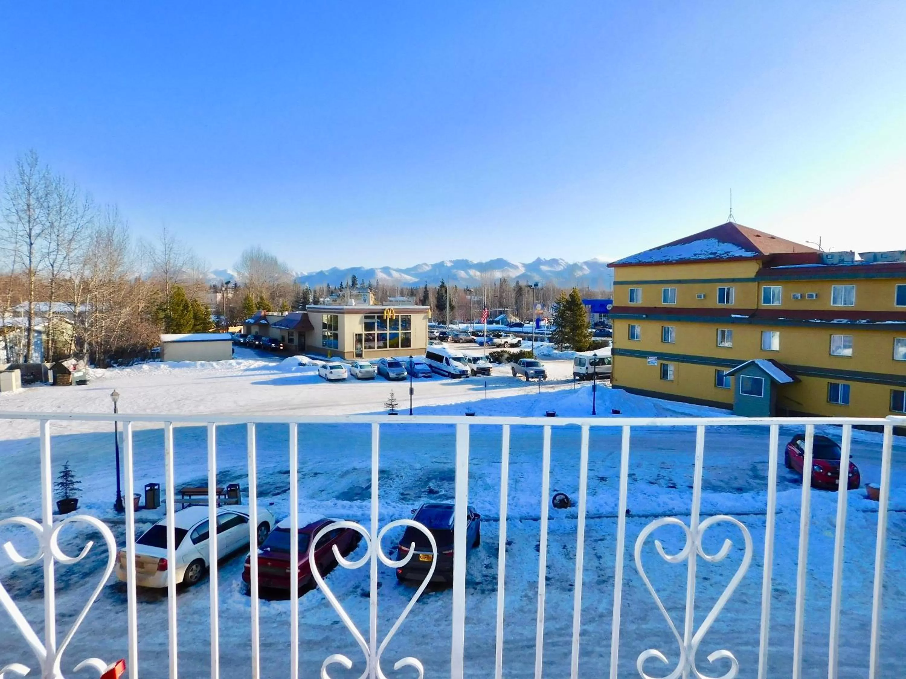 Property building in Americas Best Value Inn & Suites Anchorage Airport