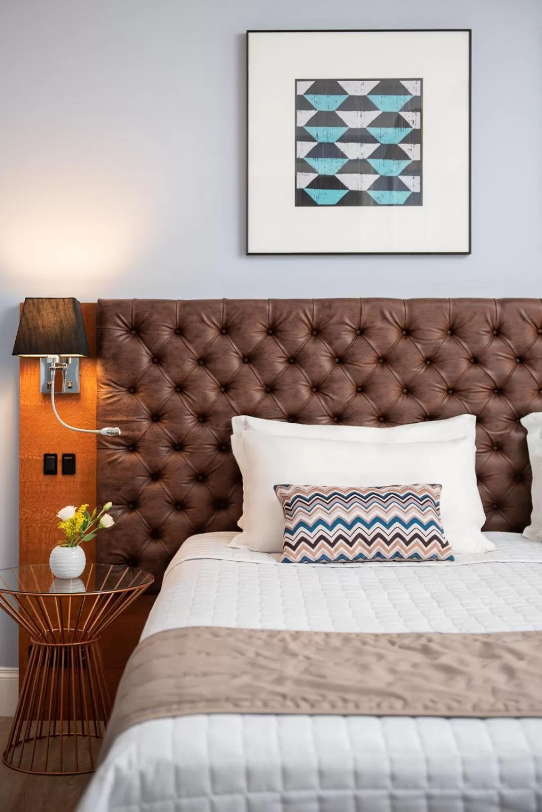 Bed in Hotel Casacurta