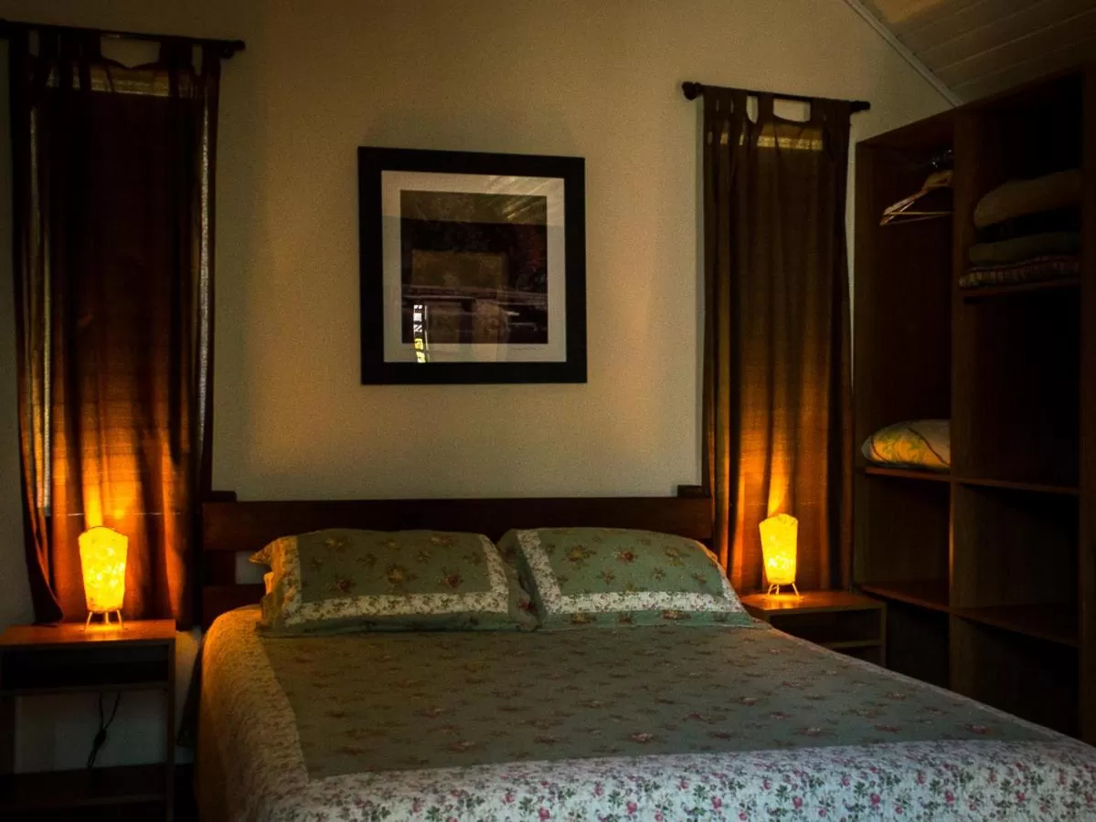 Bed in Pousada Vila Santa Barbara