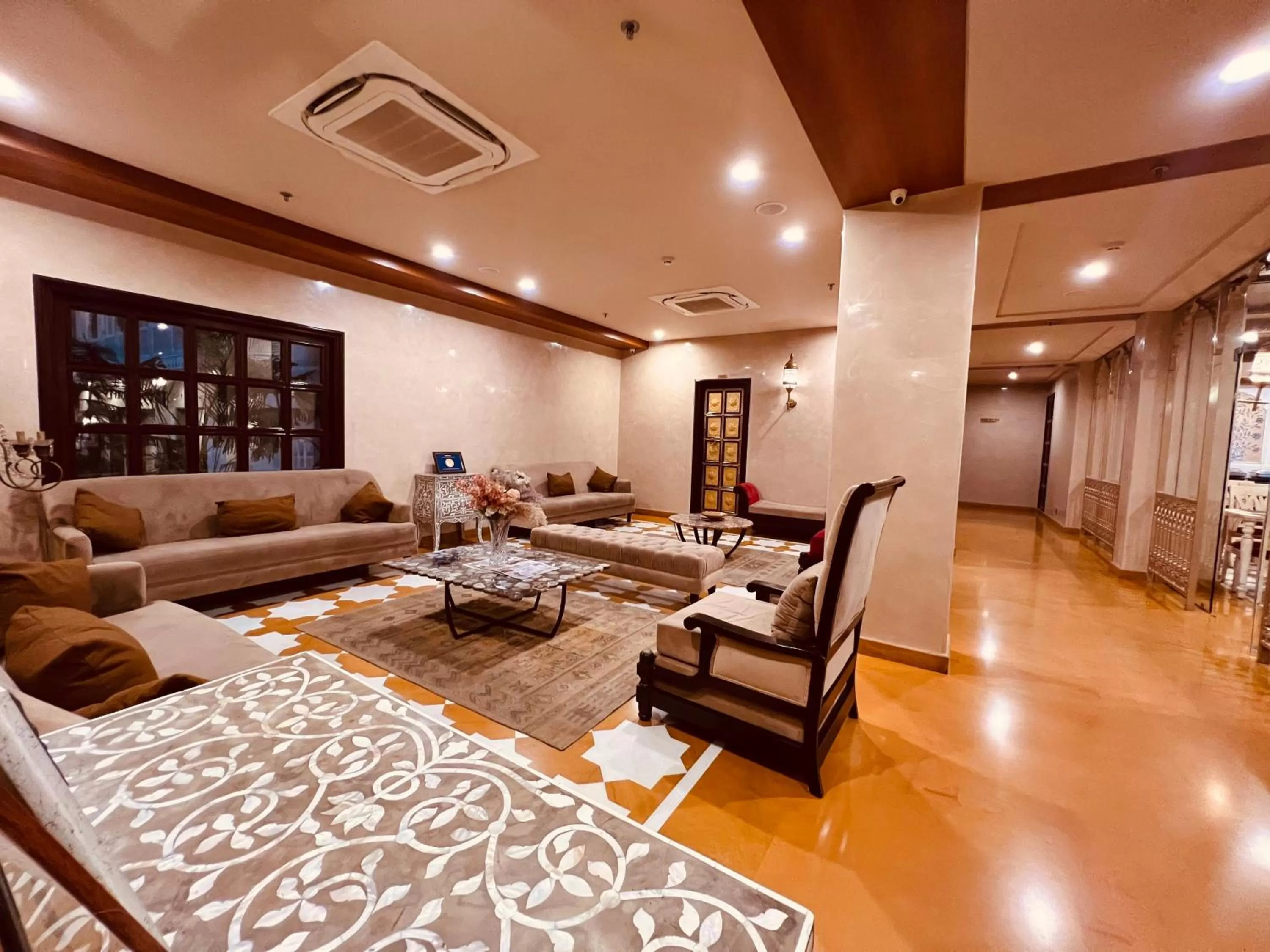 Lobby or reception in Laxmi Palace Heritage Boutique Hotel
