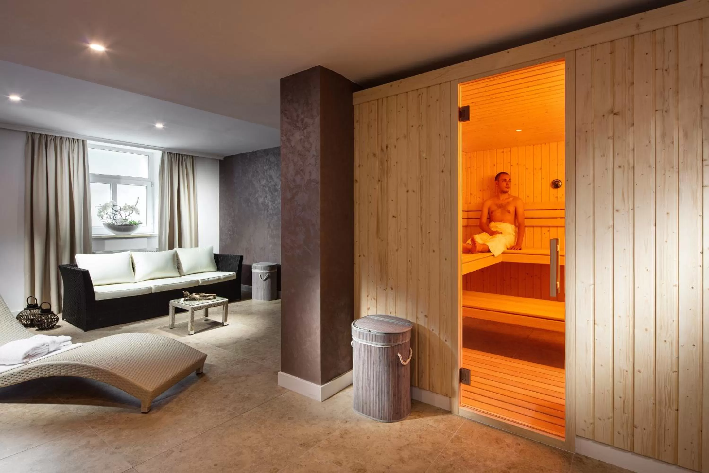 Sauna, Bed in Mamaison Residence Sulekova Bratislava