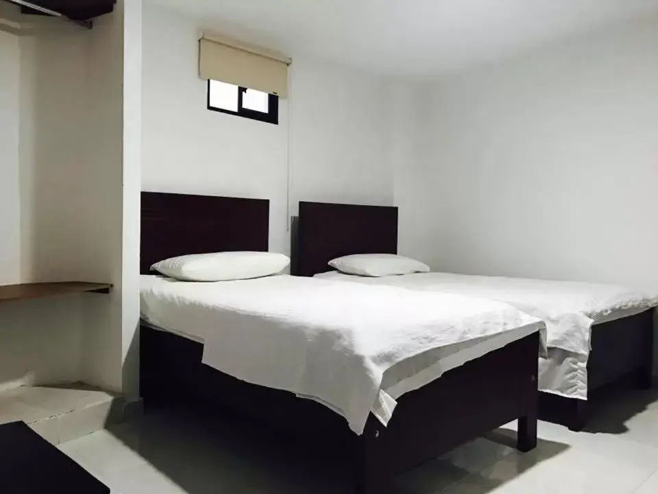 Twin Room in Hotel Mirador de Santa Bárbara Twin Room in Hotel Mirador de Santa Bárbara