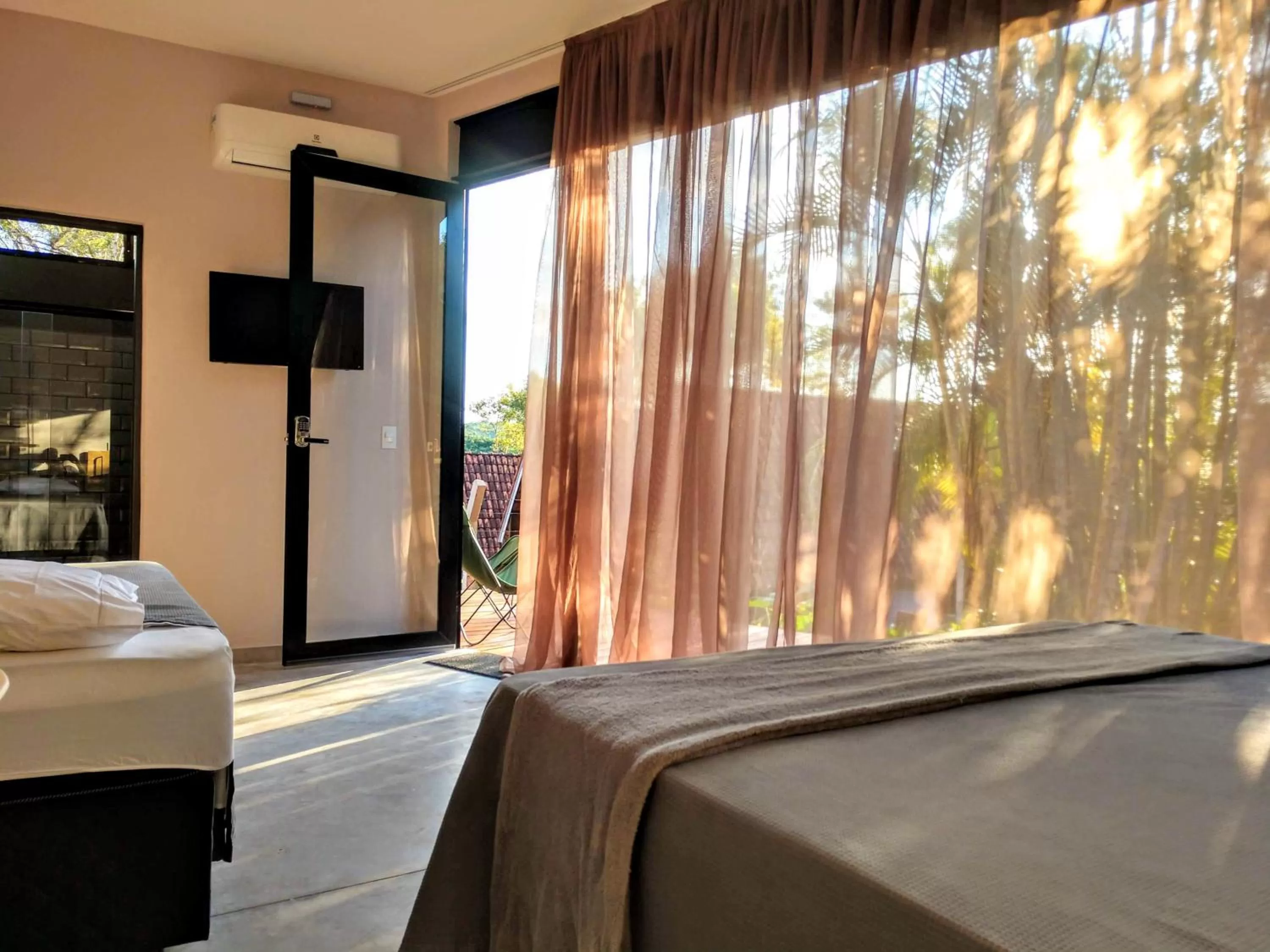 Bed in Suítes no Quintal