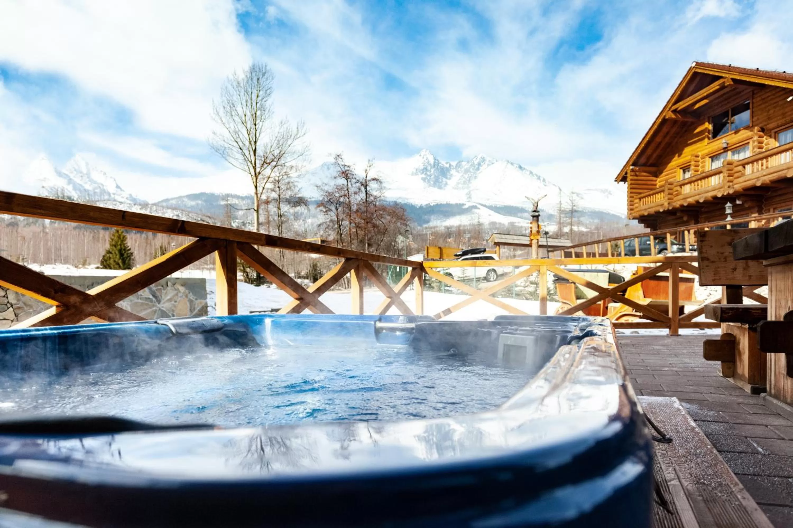 Hot Tub in Chalets CEDER 1