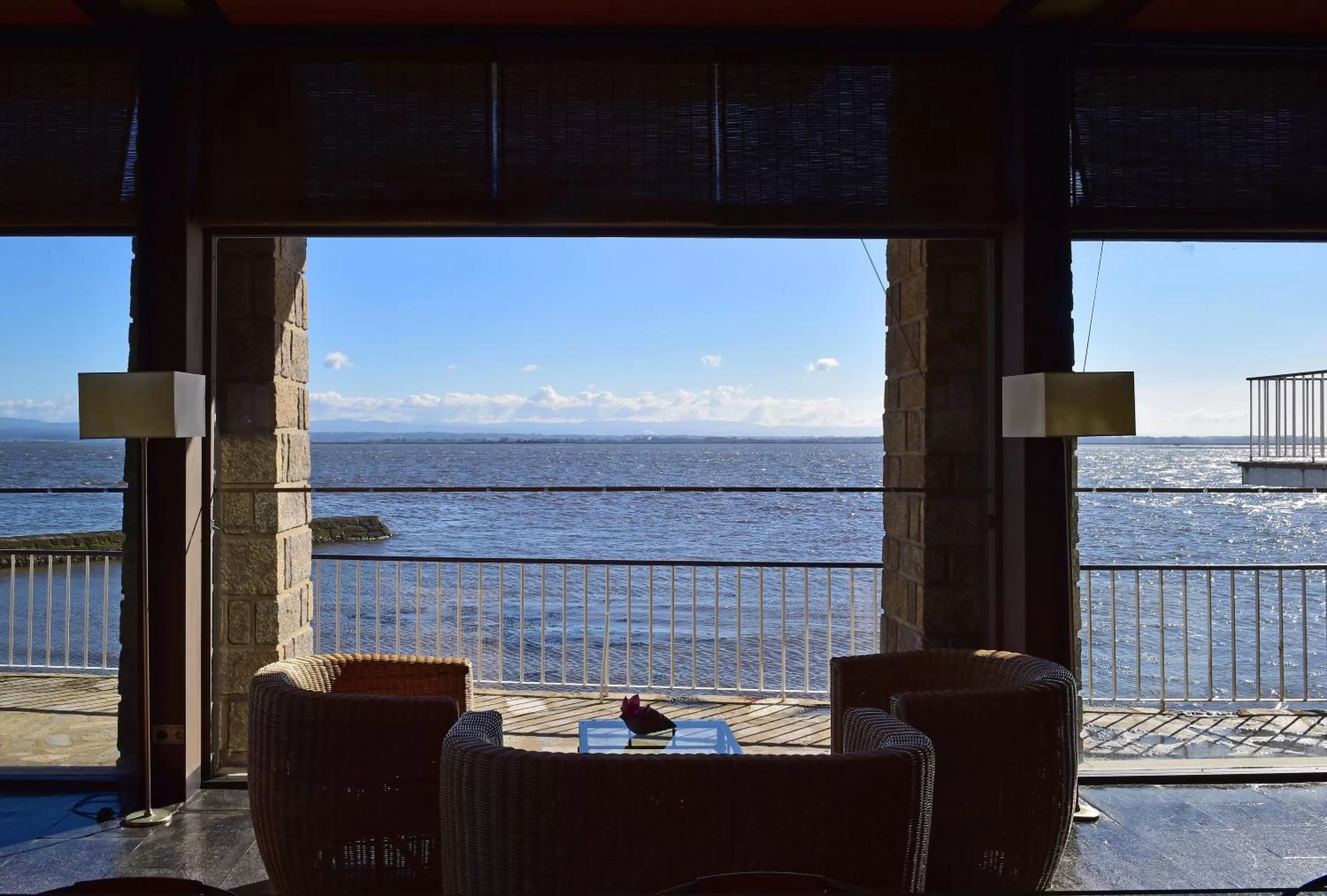 Communal lounge/ TV room in Pousada da Ria