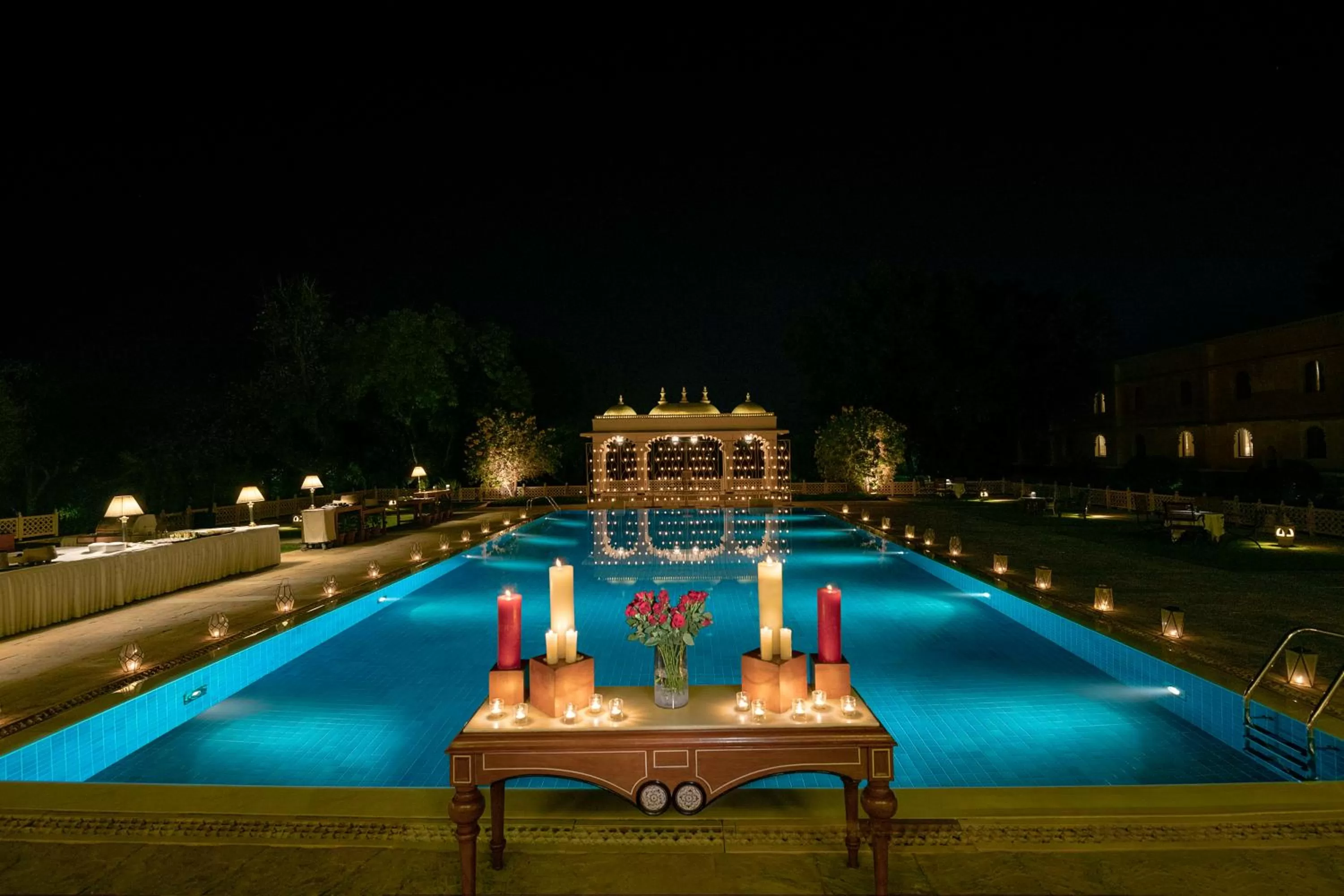 Swimming pool in Trident Udaipur