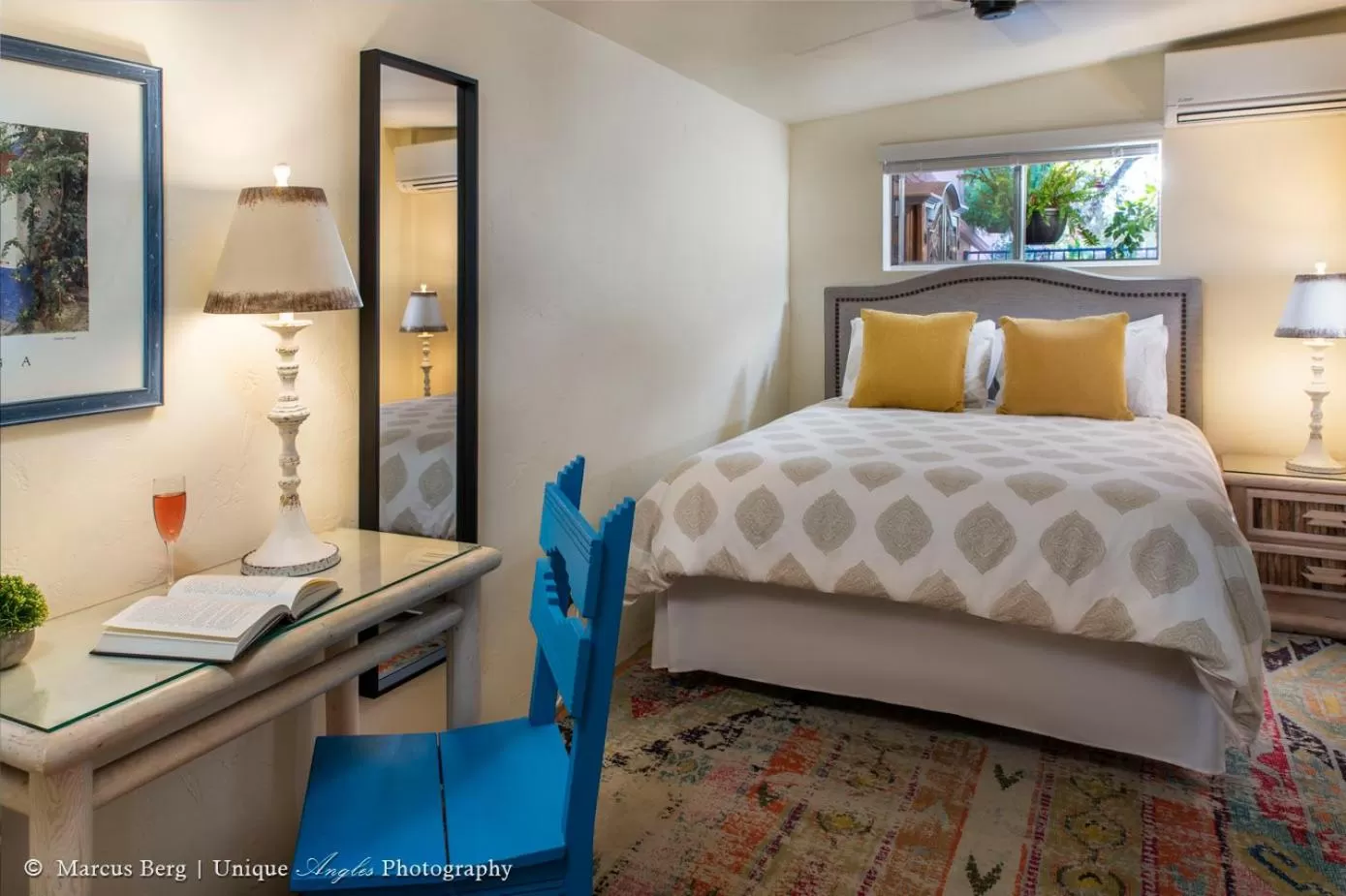 Bed in Adobe Rose Inn