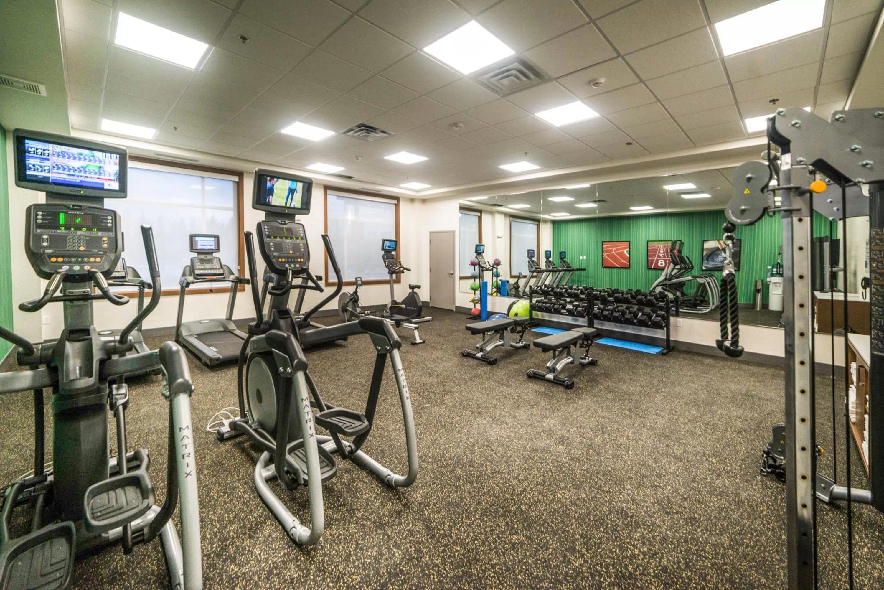 Fitness centre/facilities in Holiday Inn Express & Suites - West Edmonton-Mall Area by IHG
