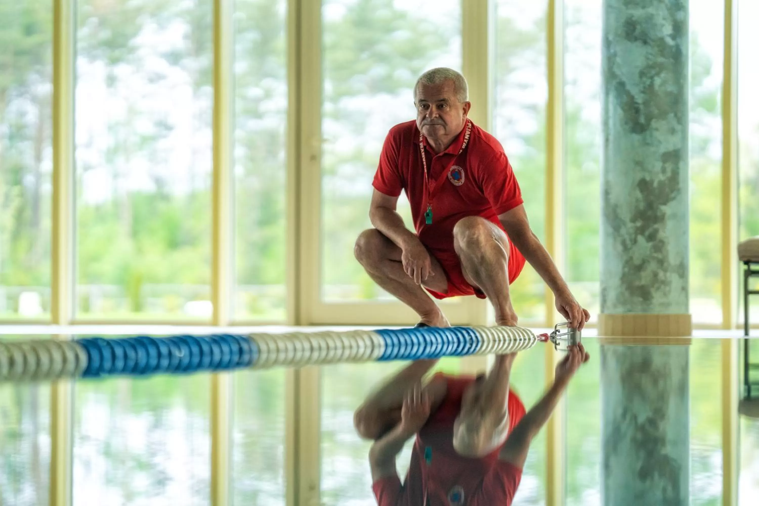 Pool view in Hotel Kiston