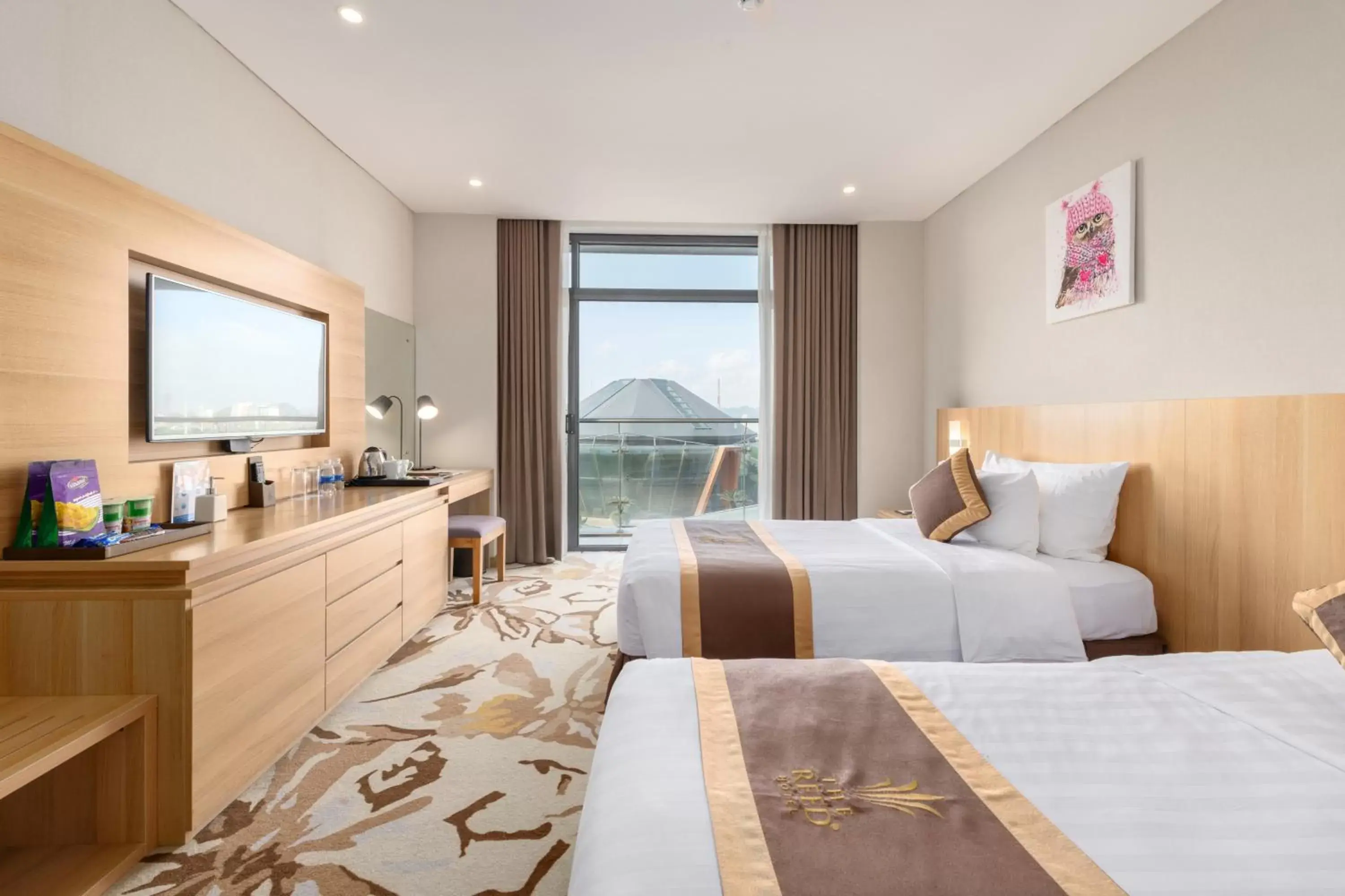 Premium Twin Room with Balcony in The Reed Hotel Premium Twin Room with Balcony in The Reed Hotel