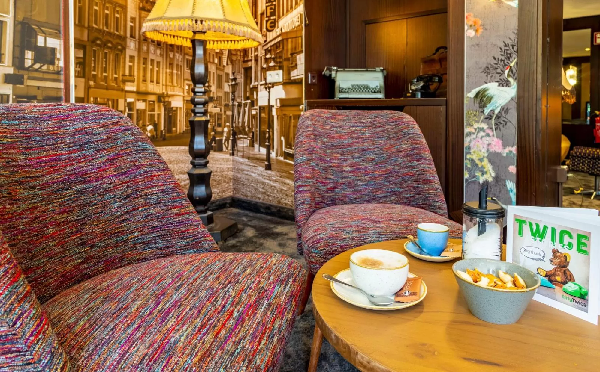 Seating area in tinyTwice Hotel Bonn