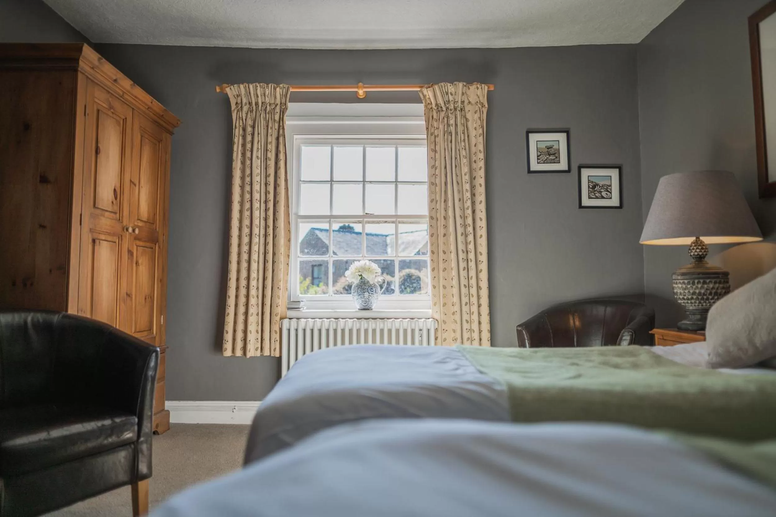 Bed in The Old Hall Inn