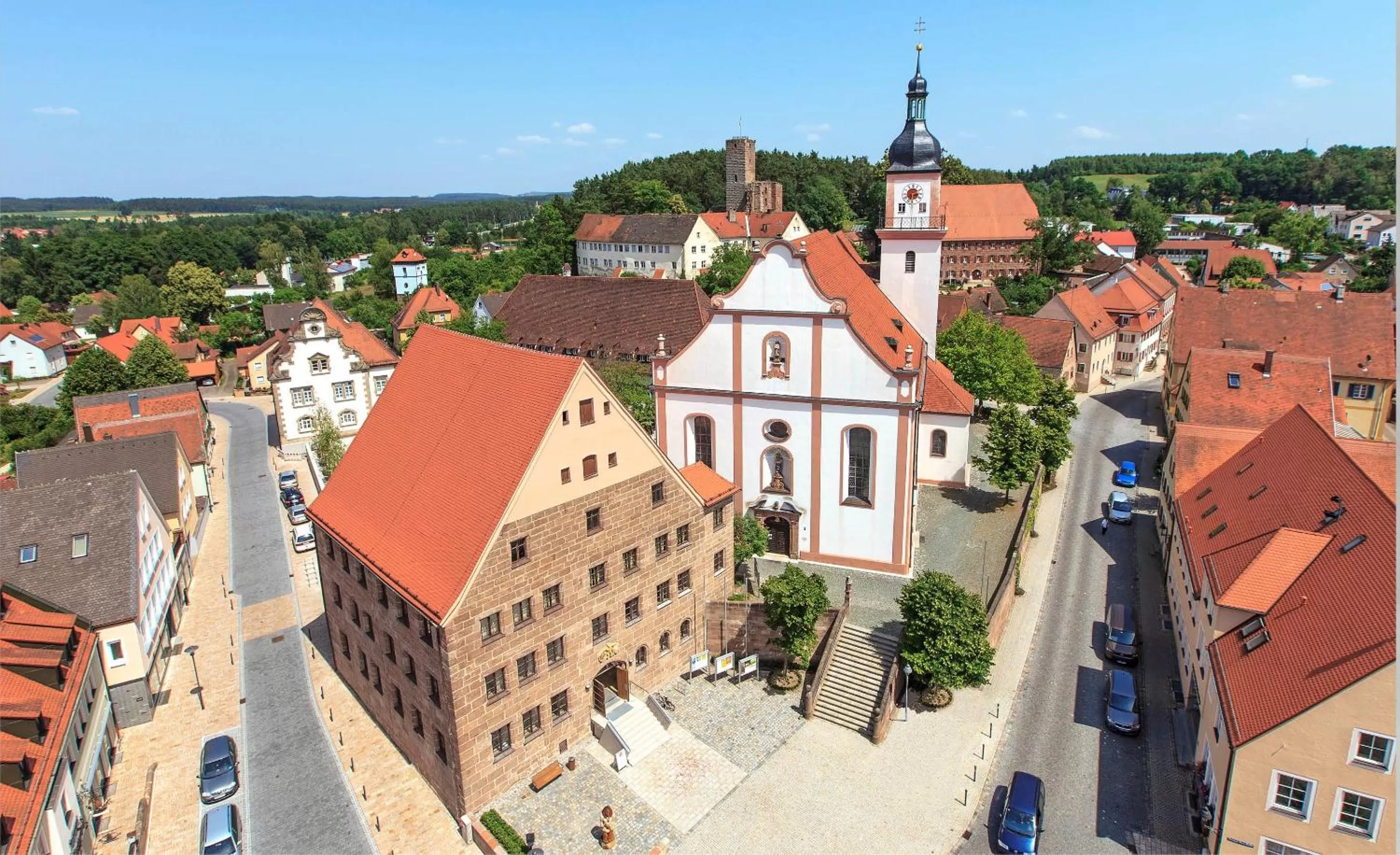Nearby landmark, Bird's-eye View in Gasthof Bögl