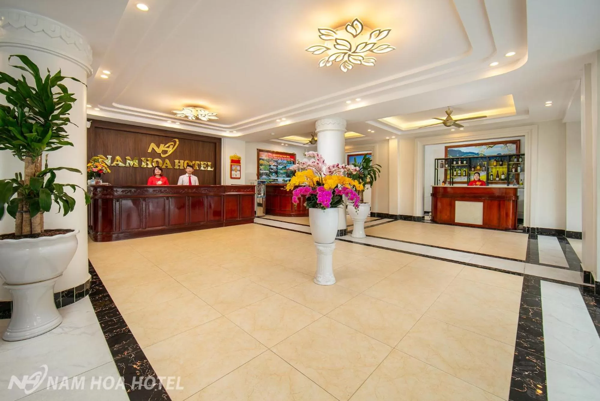 Lobby or reception in Nam Hoa Hotel