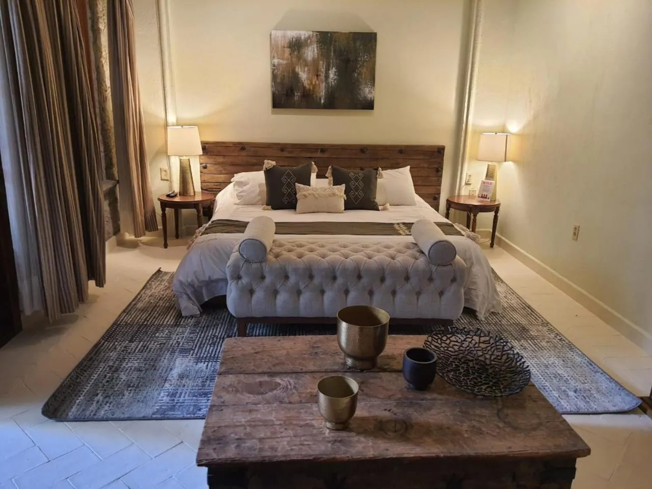 Bed in Mansion San Miguel