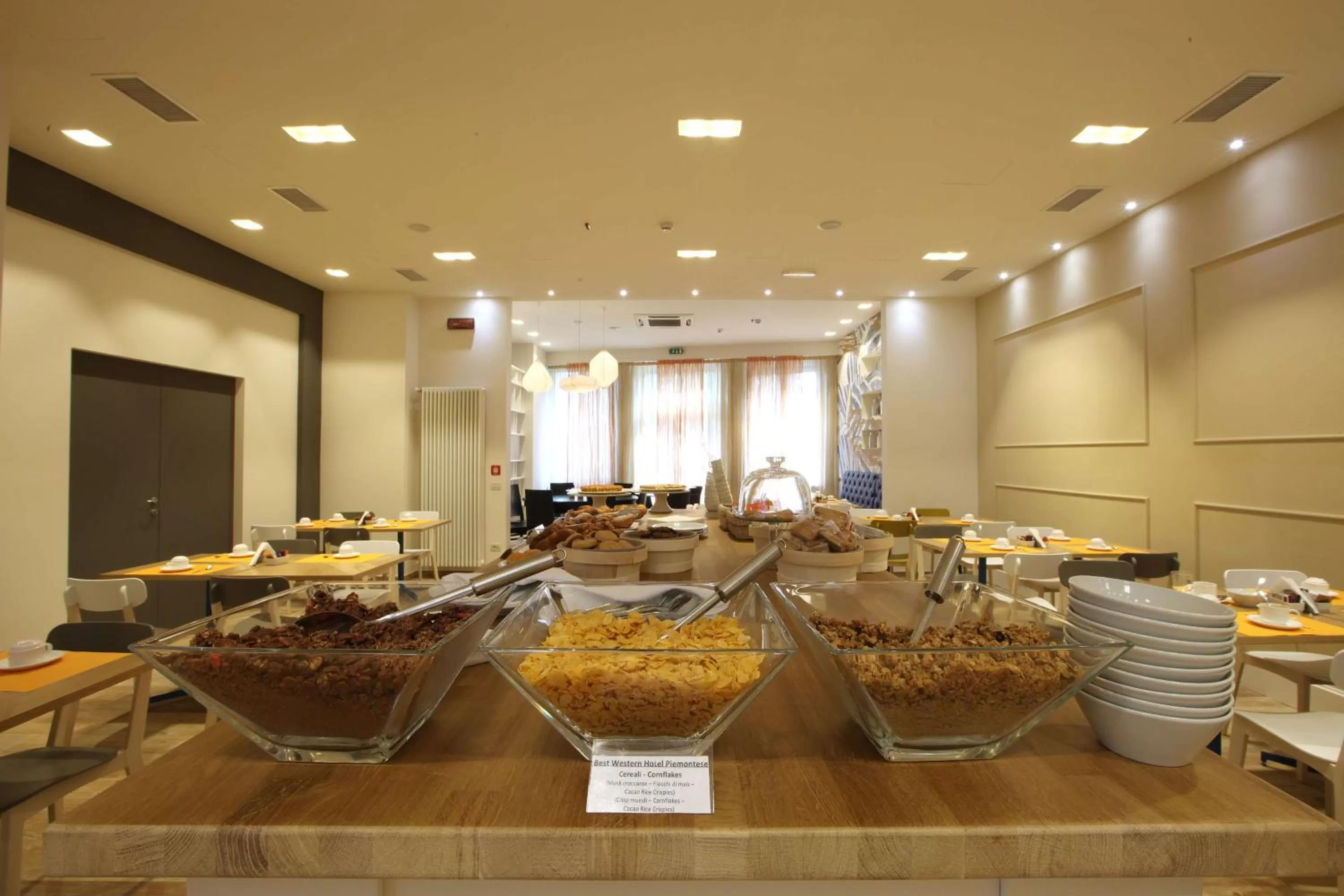 Breakfast in Best Western Hotel Piemontese