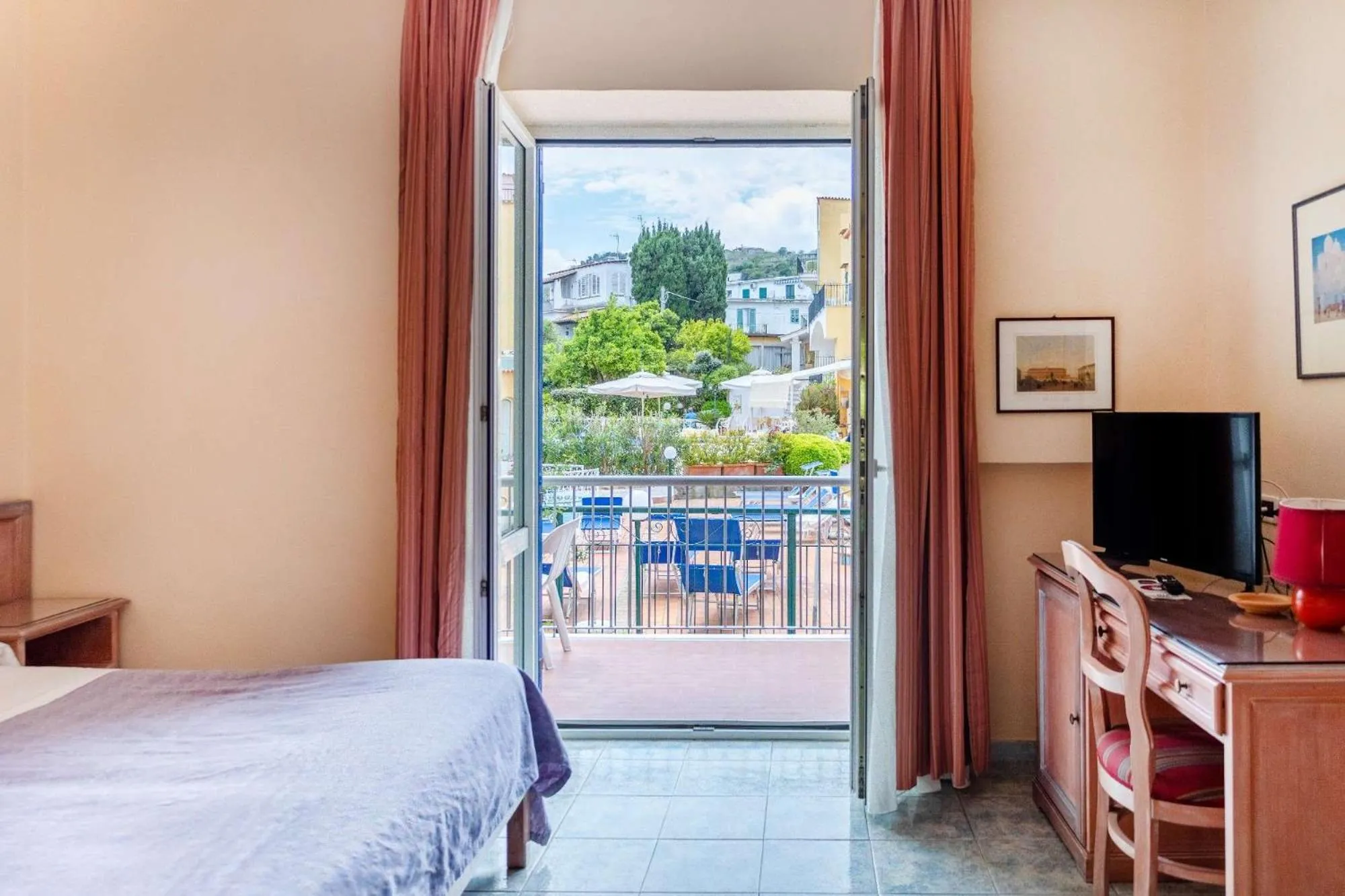 Bed in Hotel Royal Terme