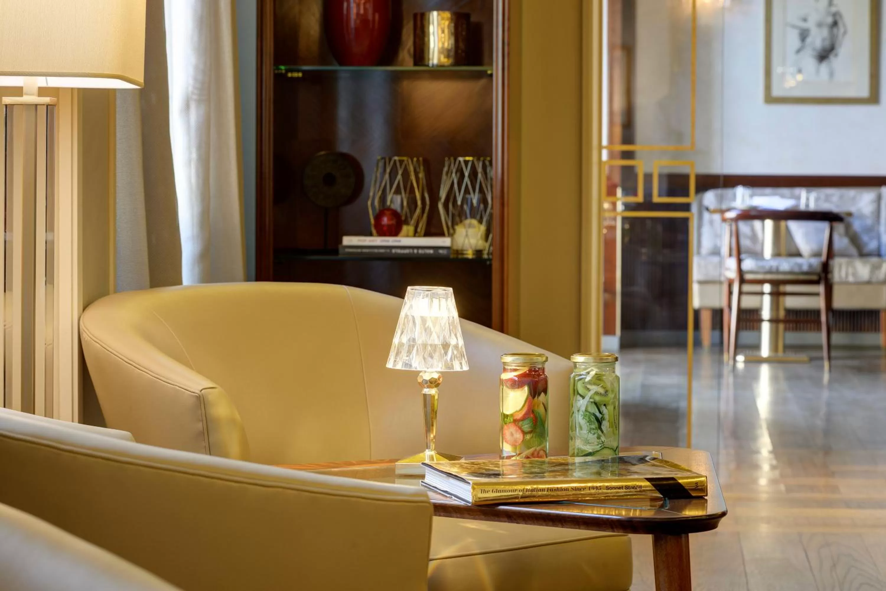 Lobby or reception in Grand Hotel Minerva