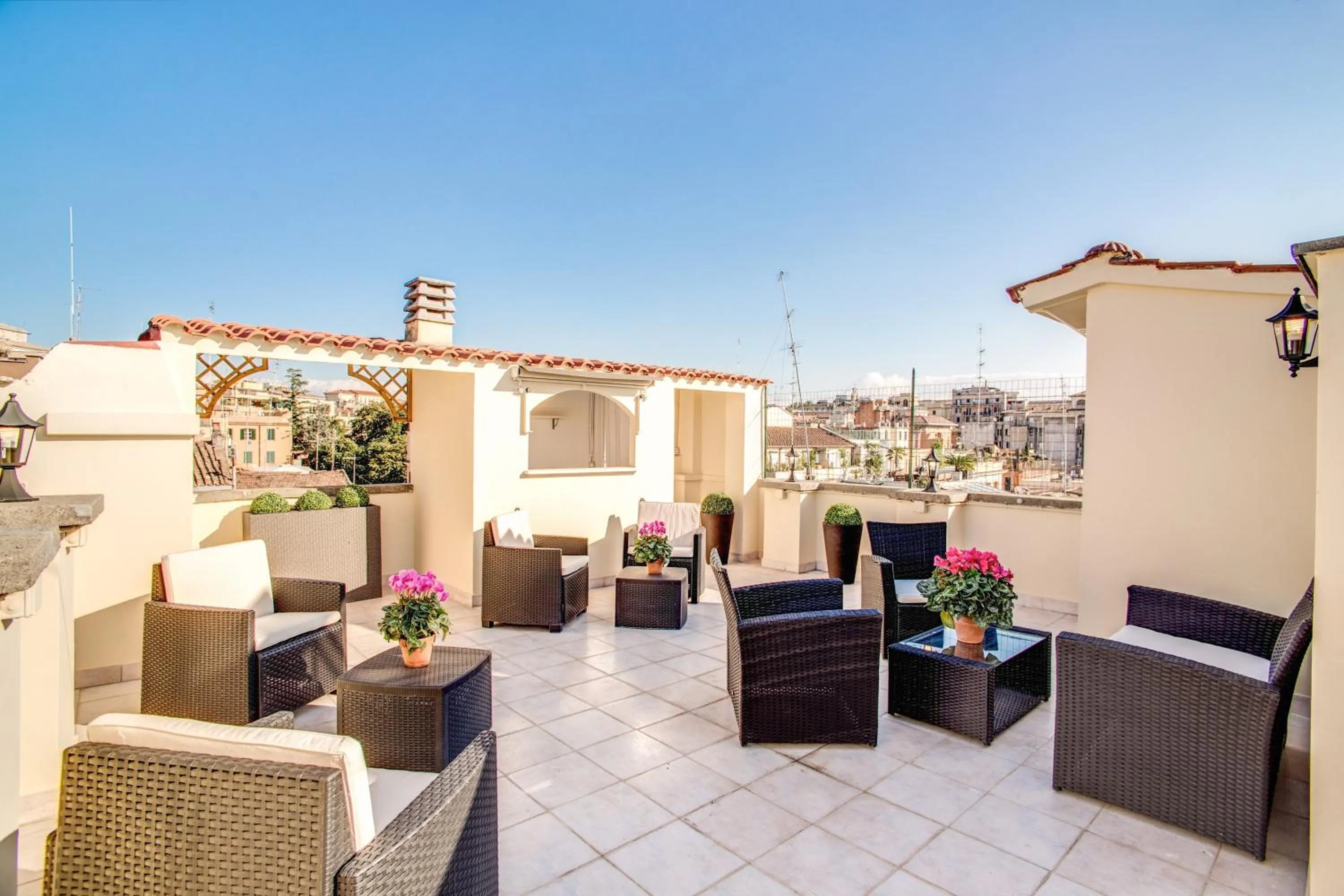 Balcony/Terrace in Hotel Anfiteatro Flavio
